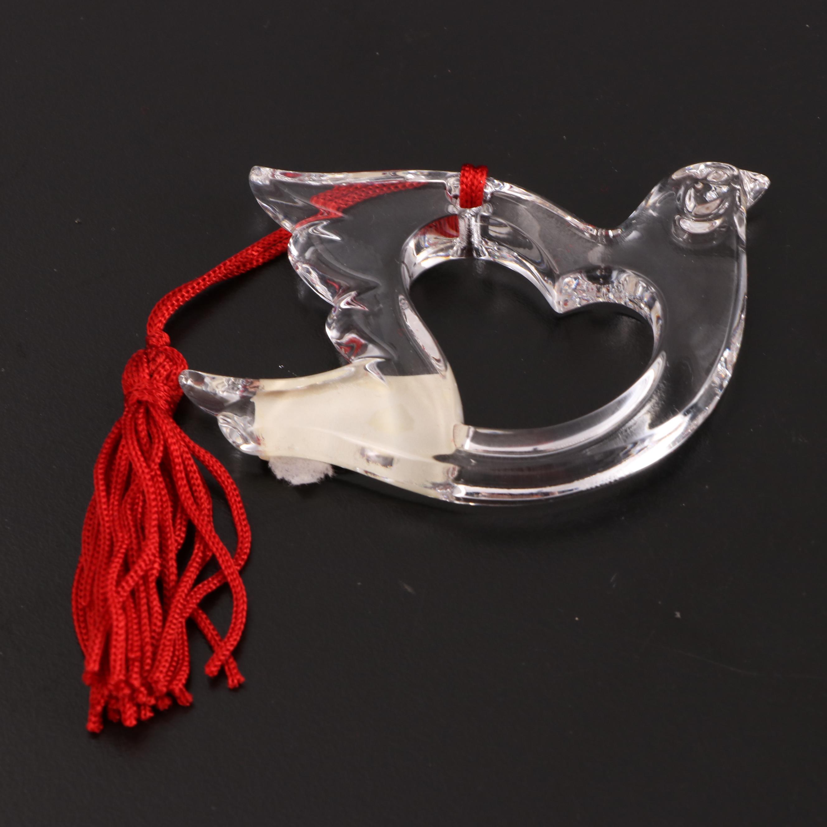 11 Marquis and Waterford Crystal Christmas Tree Ornaments