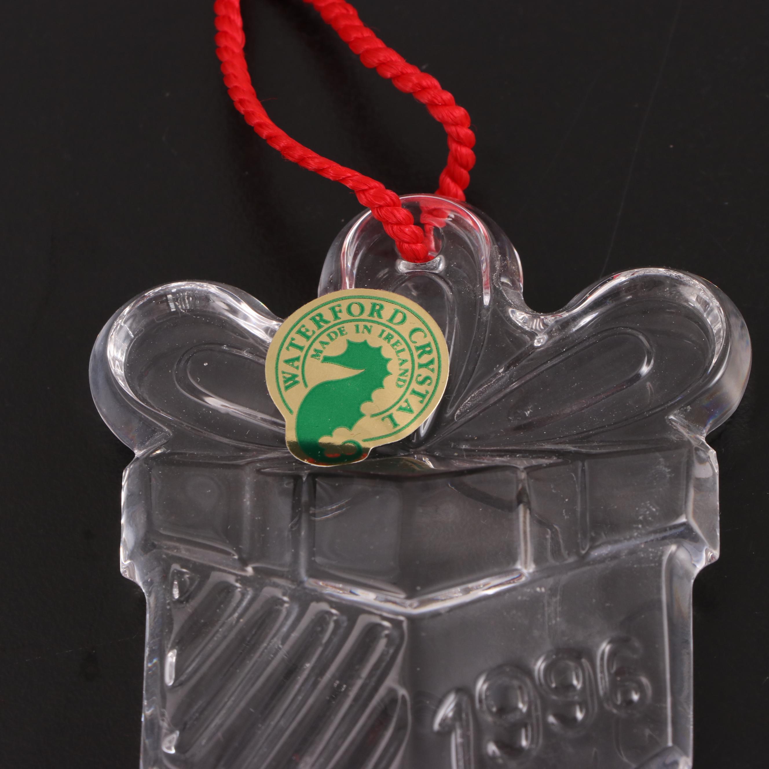 11 Marquis and Waterford Crystal Christmas Tree Ornaments