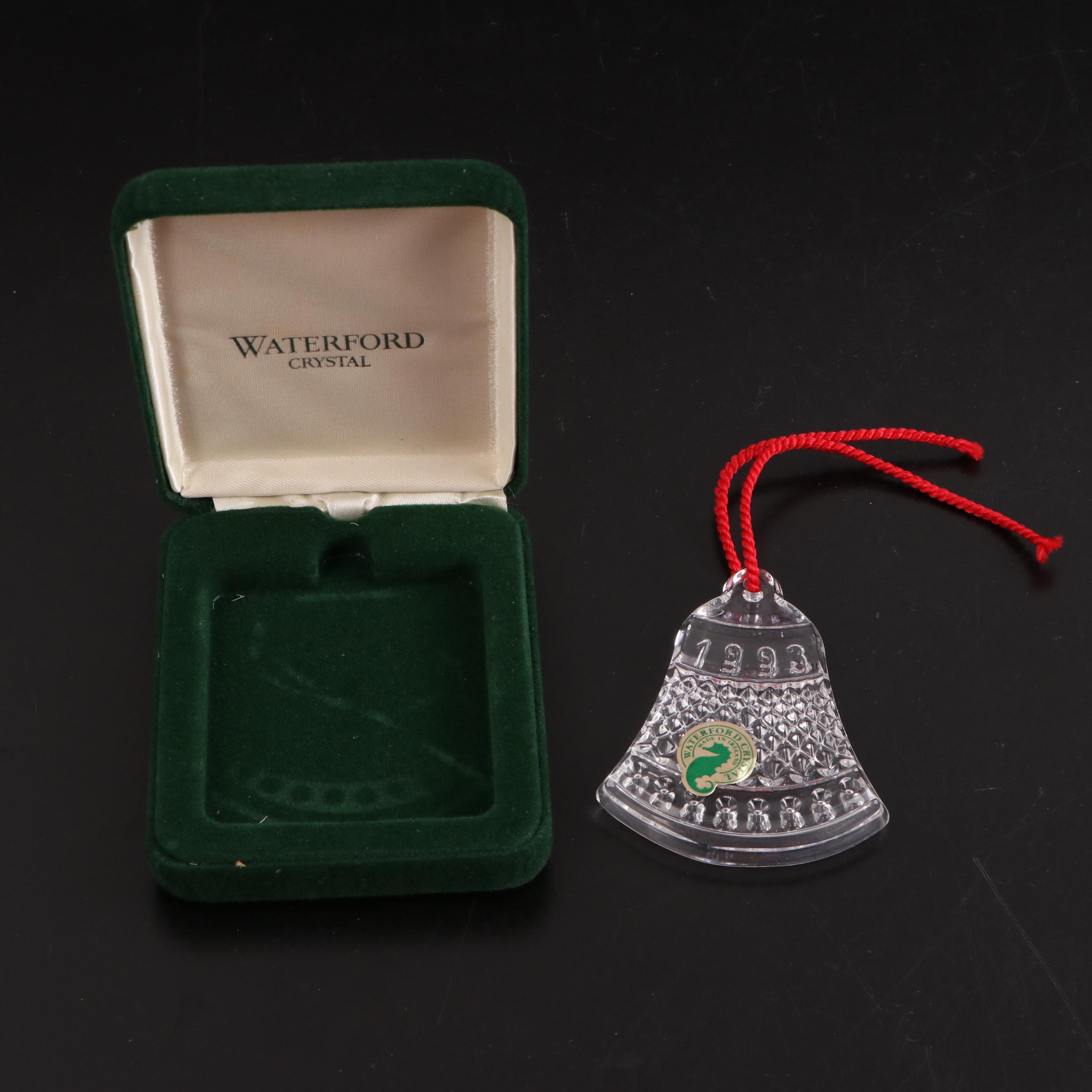 11 Marquis and Waterford Crystal Christmas Tree Ornaments