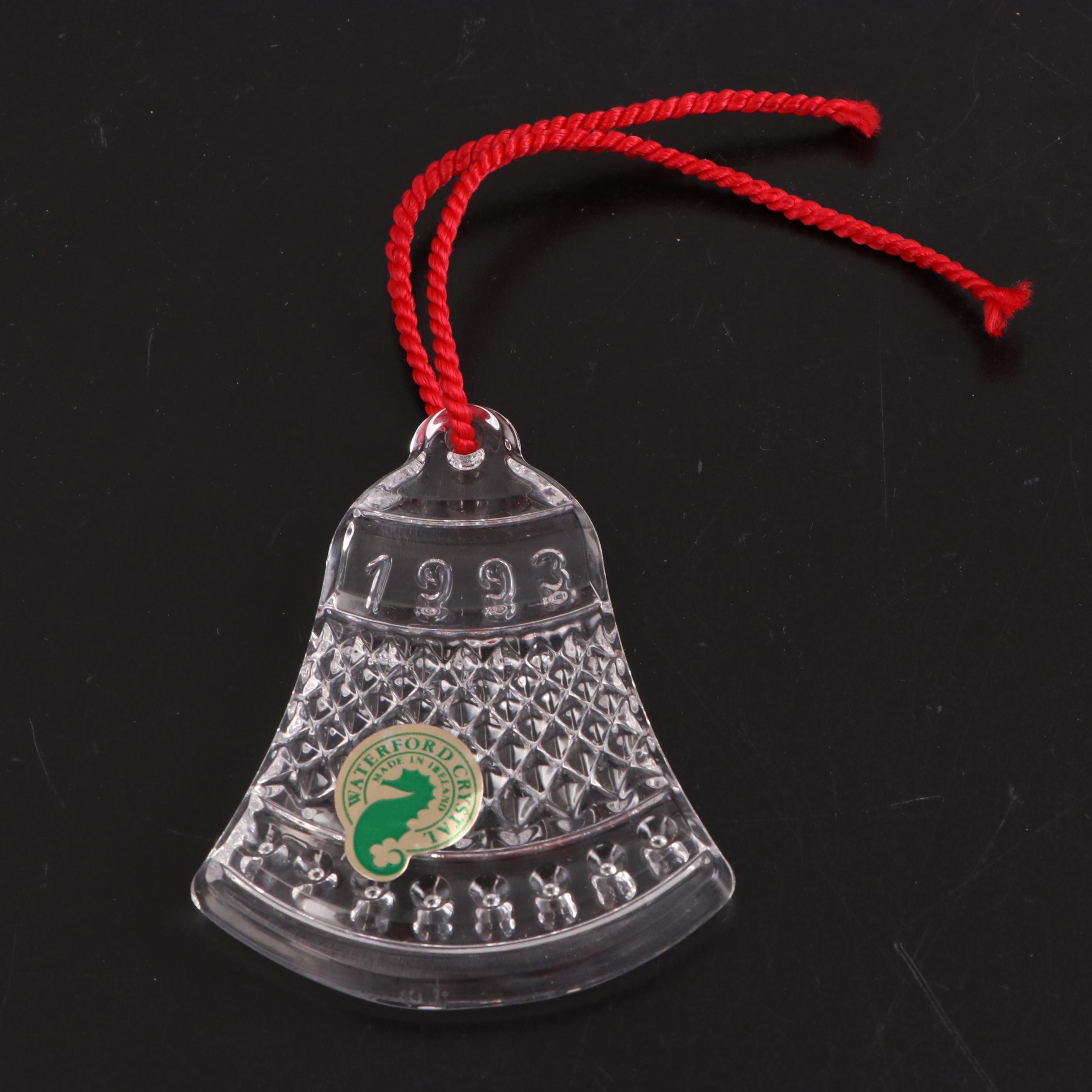 11 Marquis and Waterford Crystal Christmas Tree Ornaments