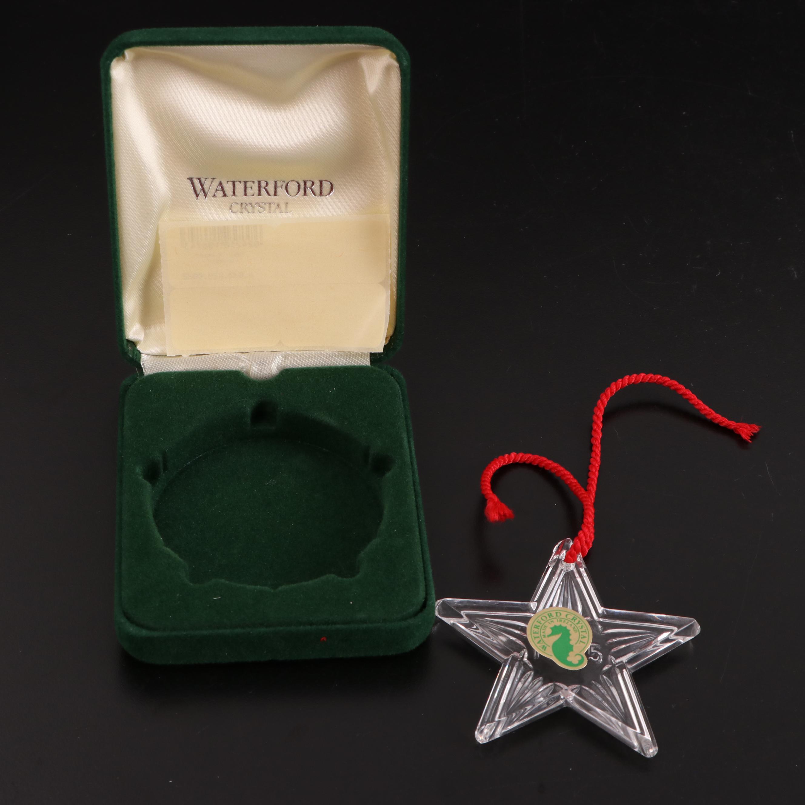 11 Marquis and Waterford Crystal Christmas Tree Ornaments