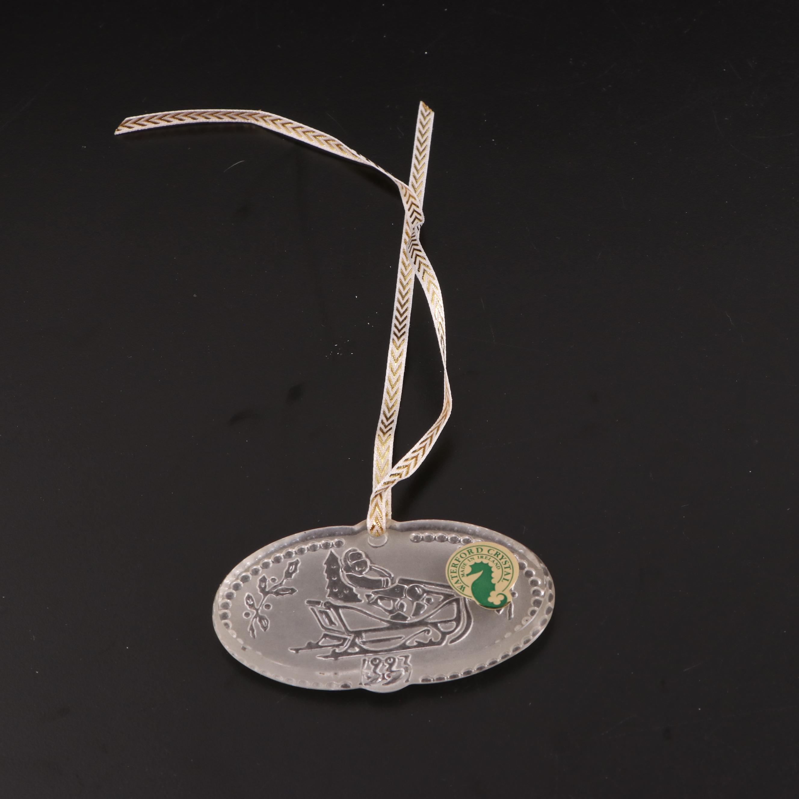 11 Marquis and Waterford Crystal Christmas Tree Ornaments