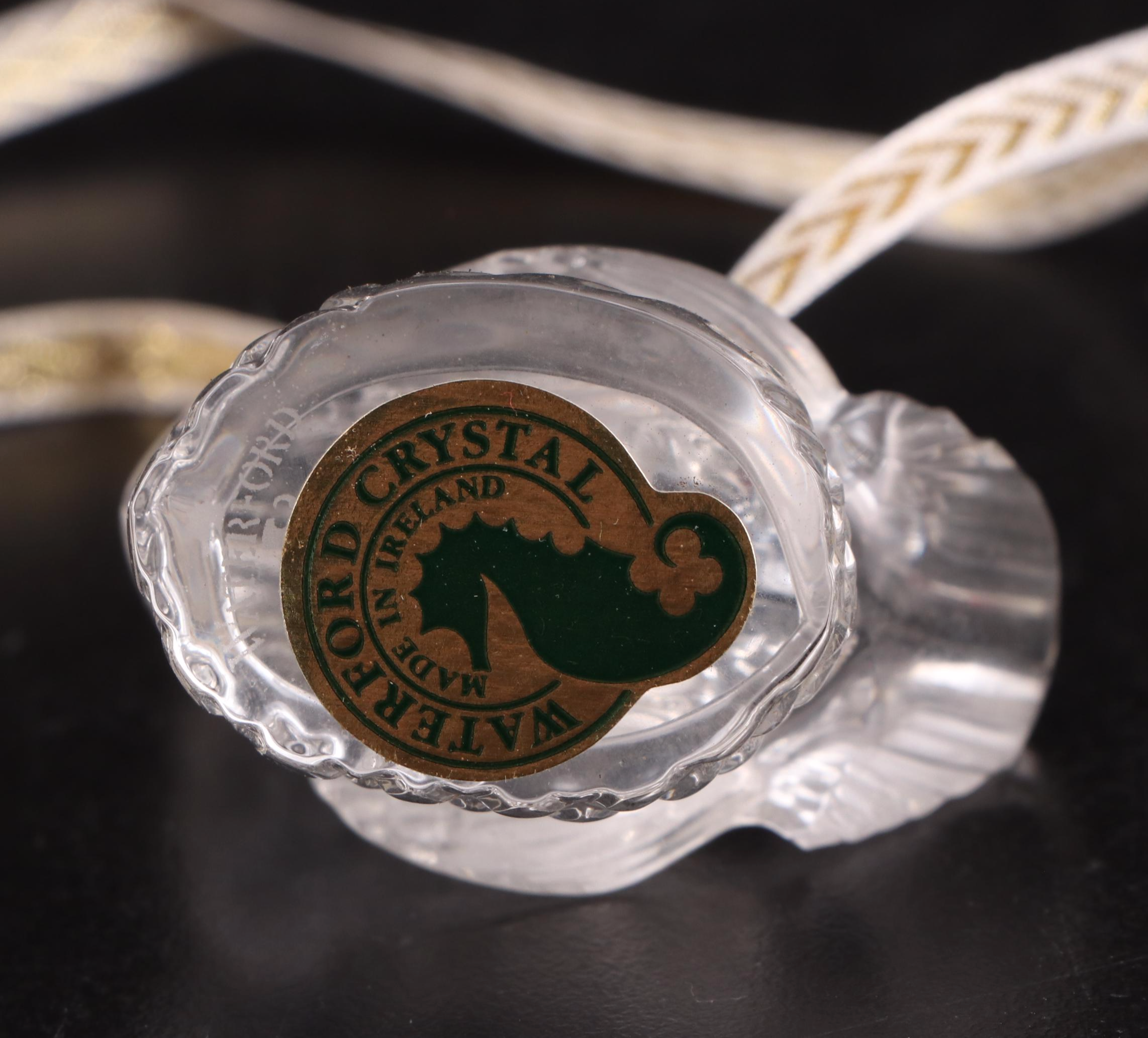 11 Marquis and Waterford Crystal Christmas Tree Ornaments