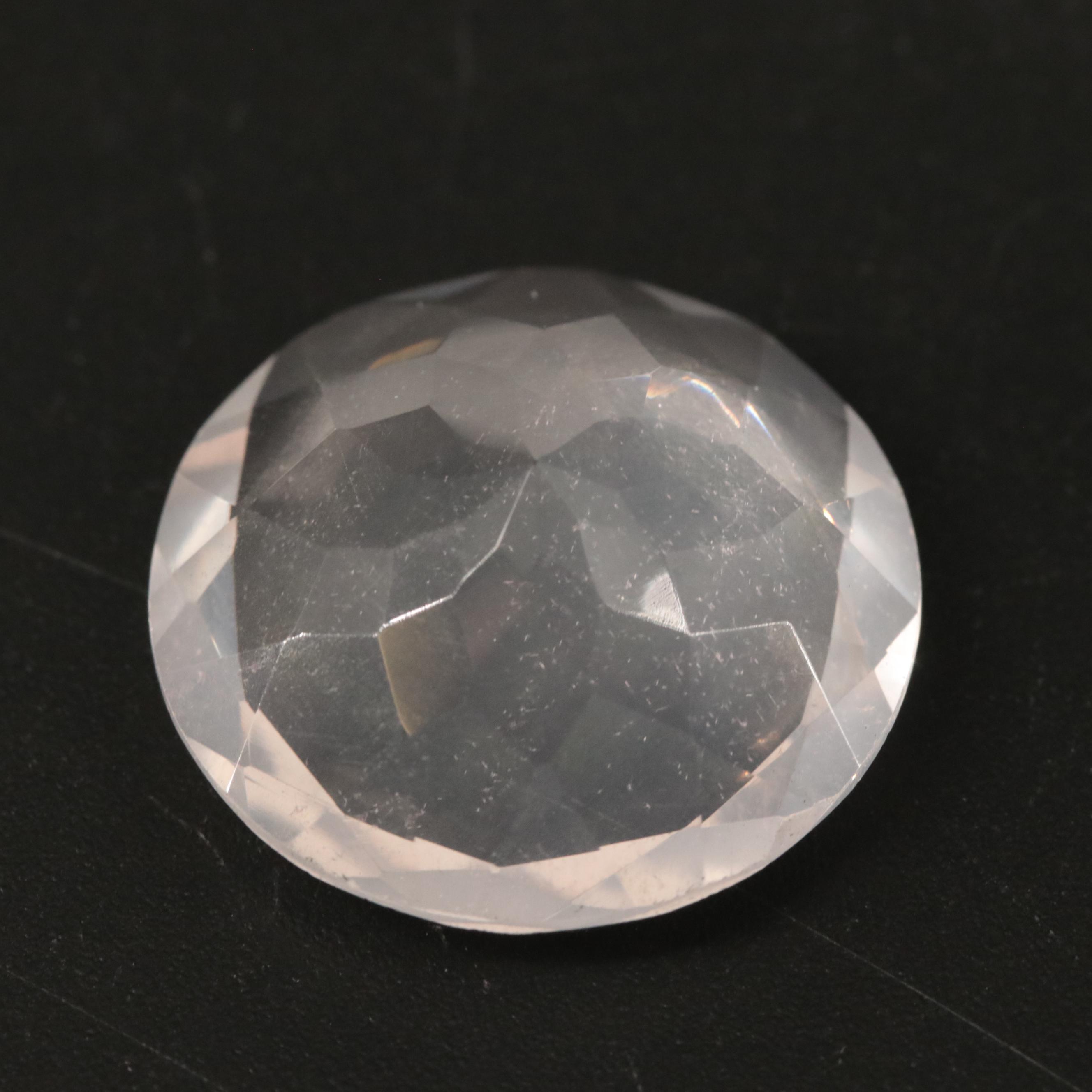 Loose 18.71 CT Rose Quartz