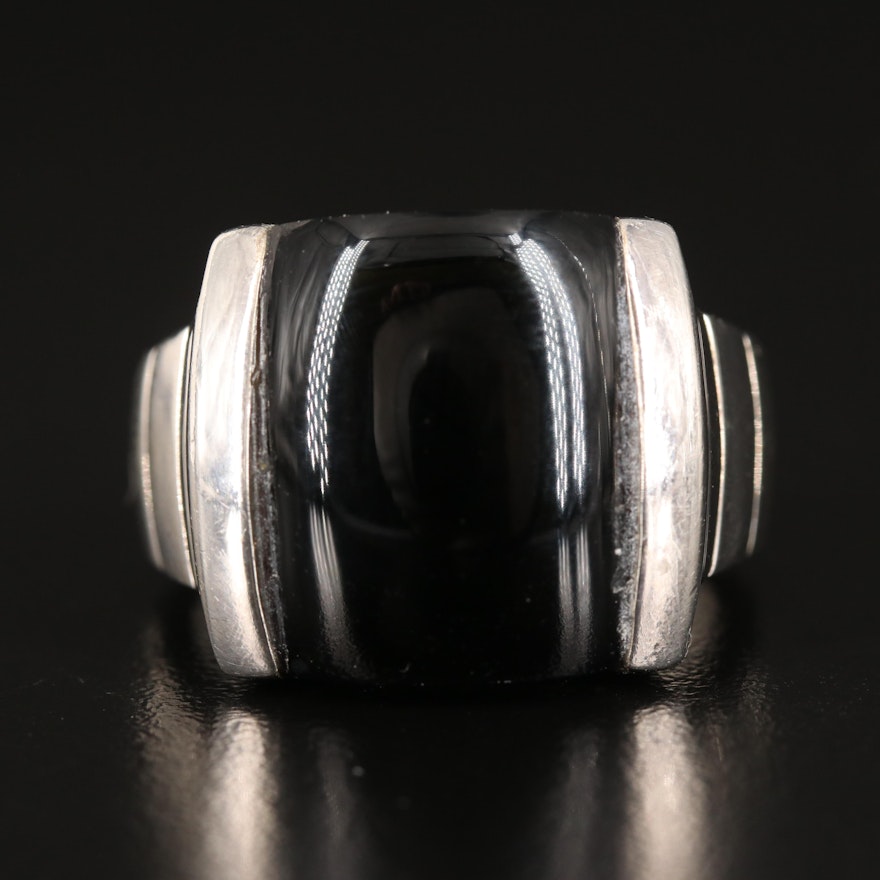 Sterling Silver Black Onyx Ring