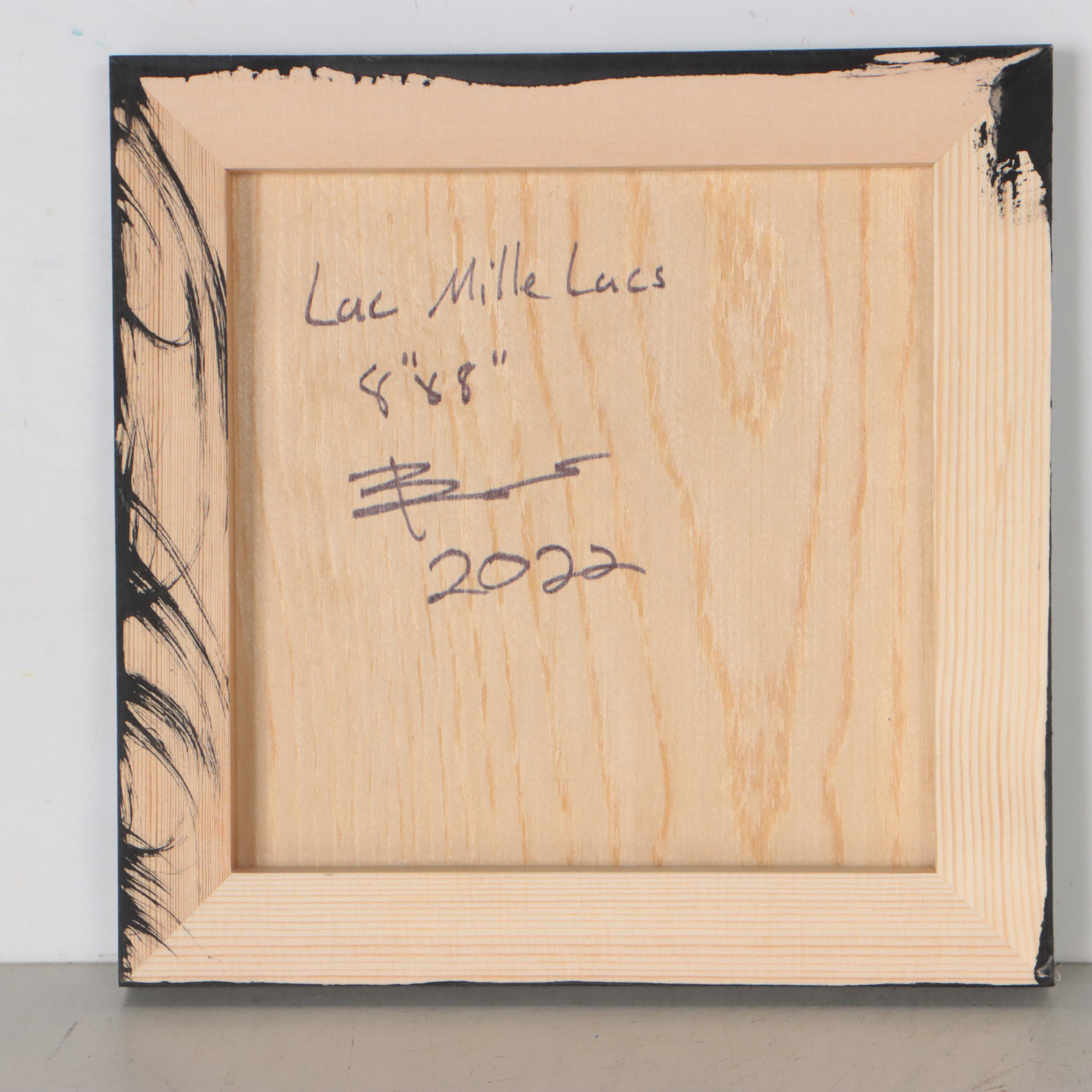 William Hawkins Oil Painting "Lac Mille Lacs," 2022