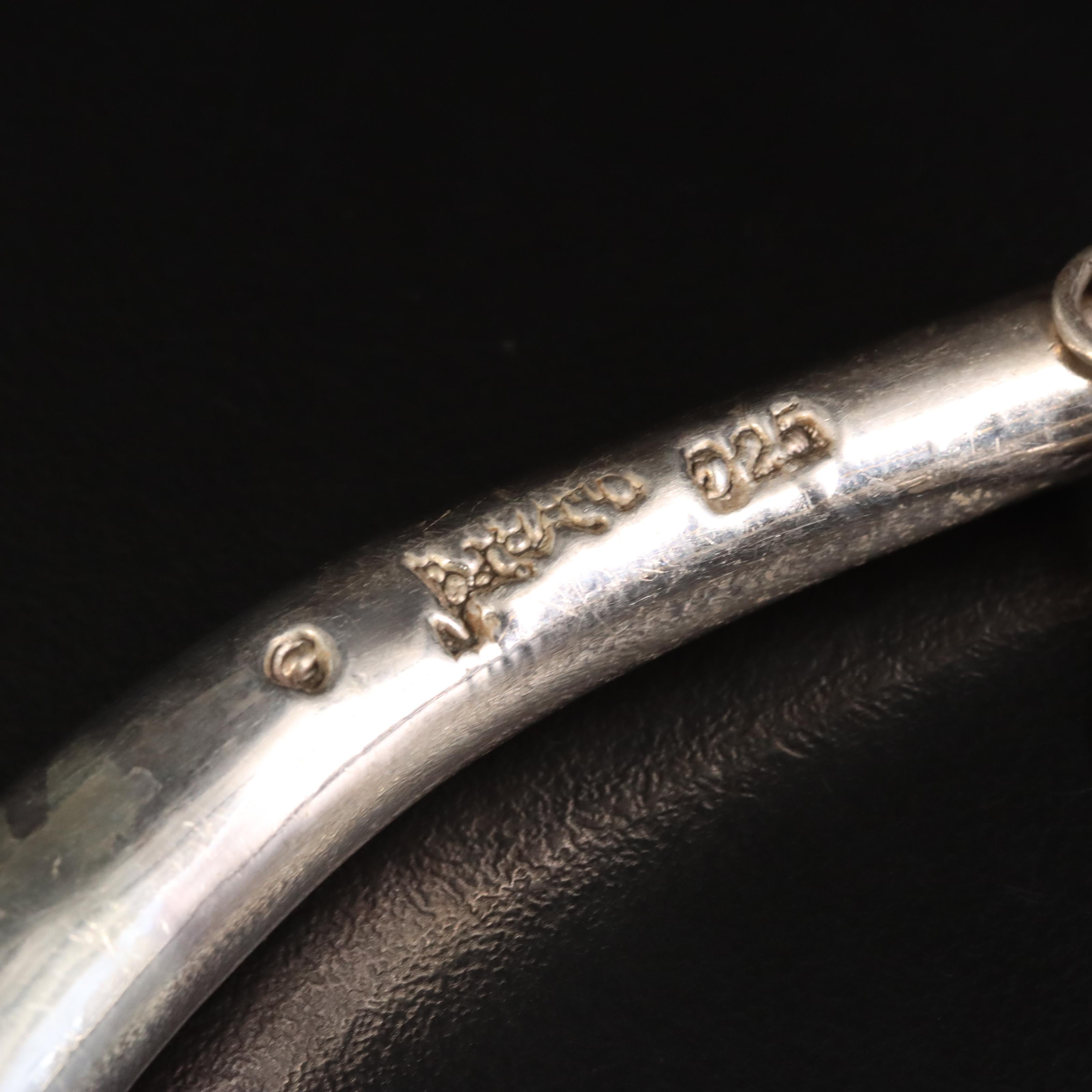 Bat-Ami Sterling Necklace and Earring Set