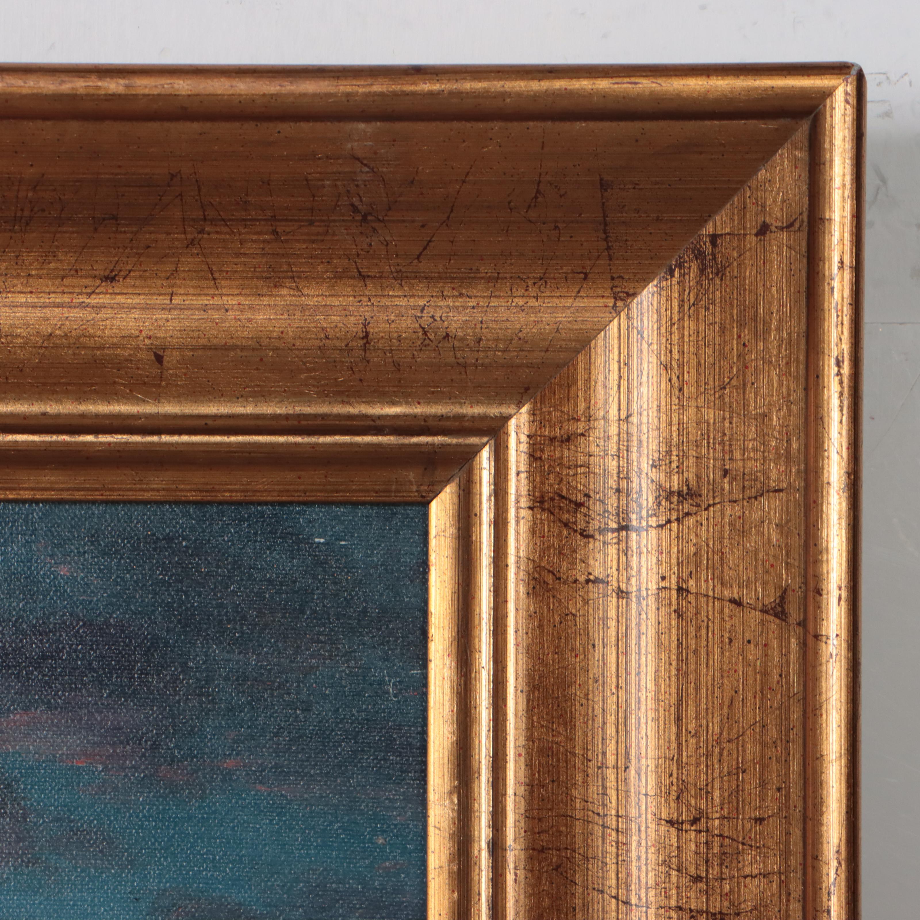 R. Dugg Desert Landscape Oil Painting