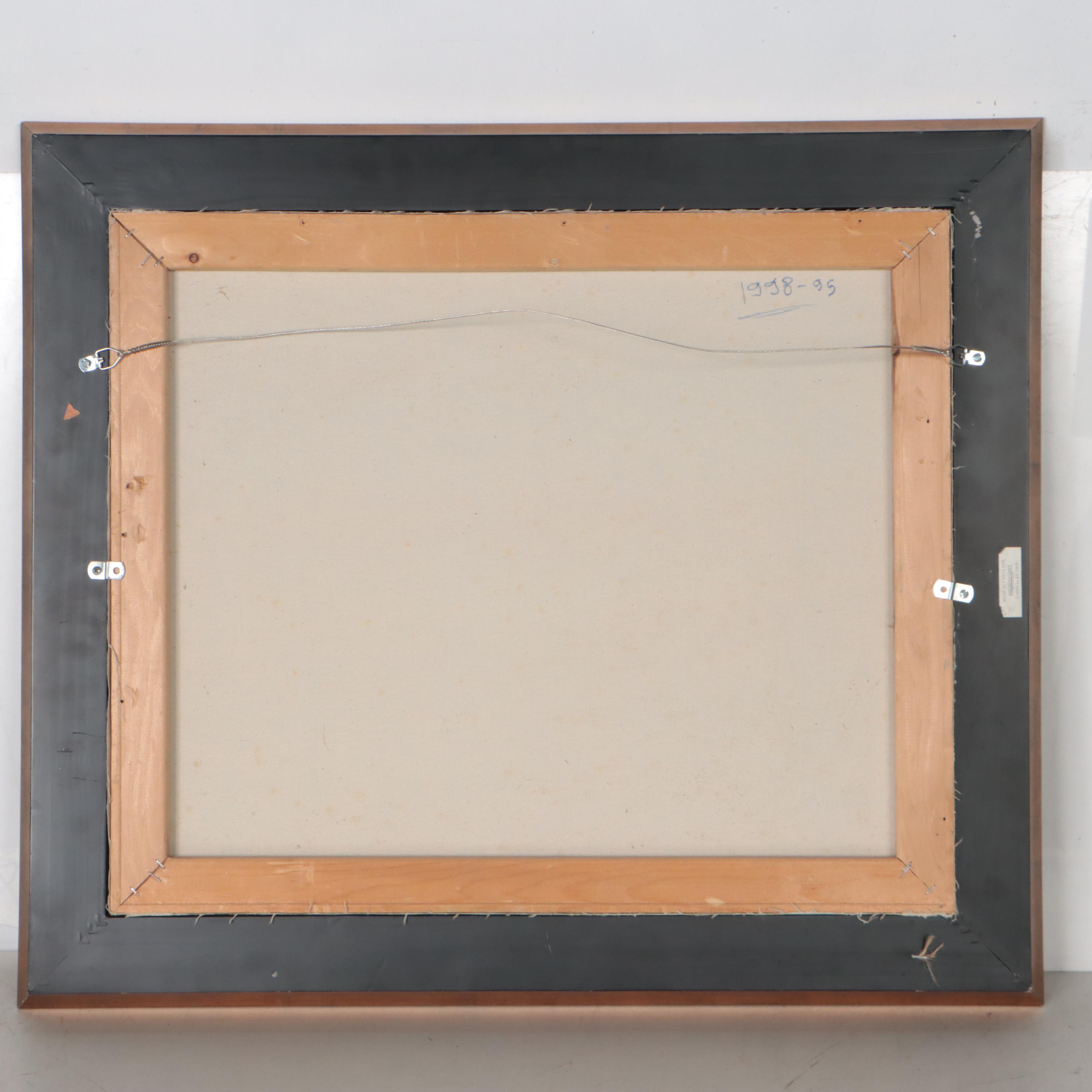 R. Dugg Desert Landscape Oil Painting