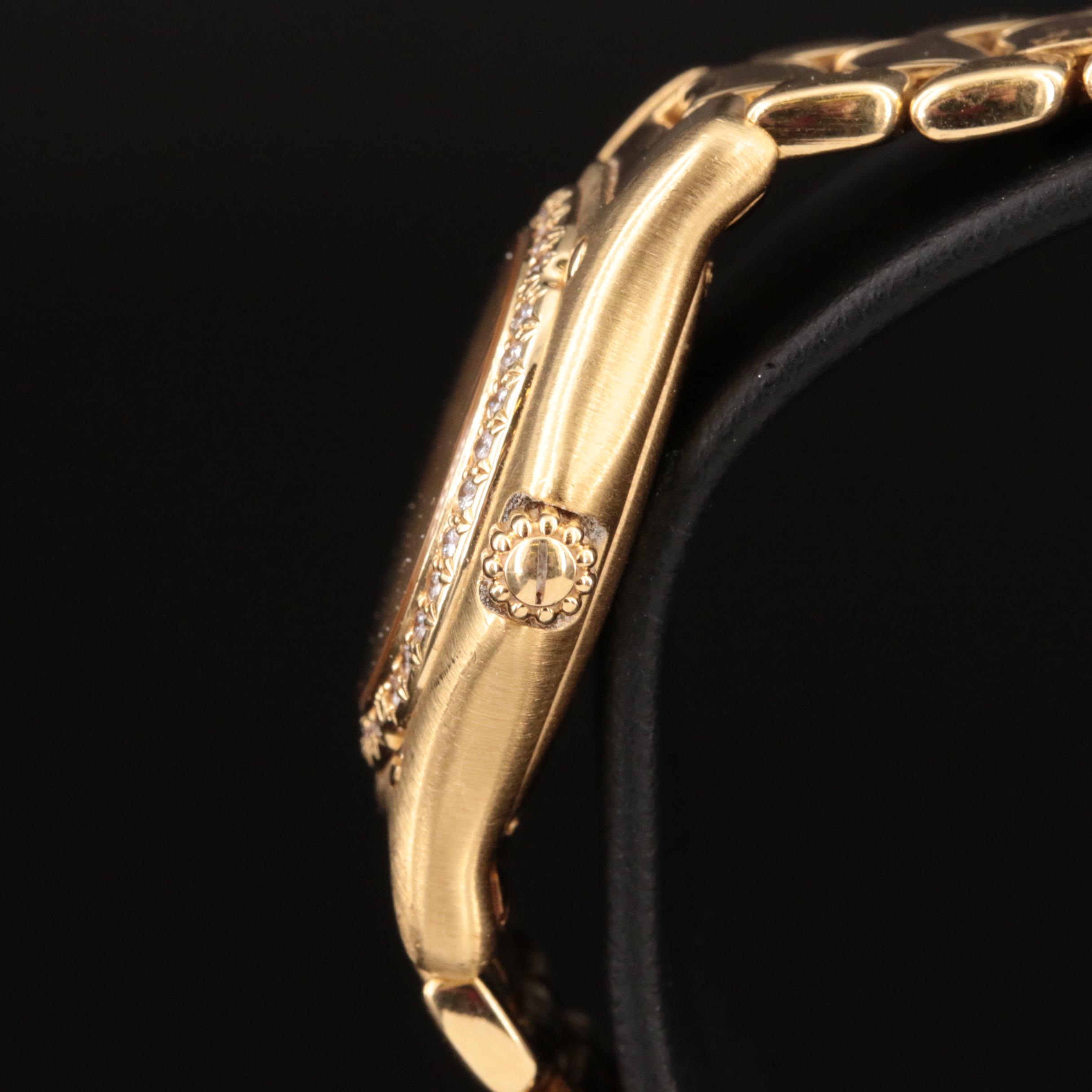 18K Ebel 1911 Diamond Dial and Bezel Quartz Watch