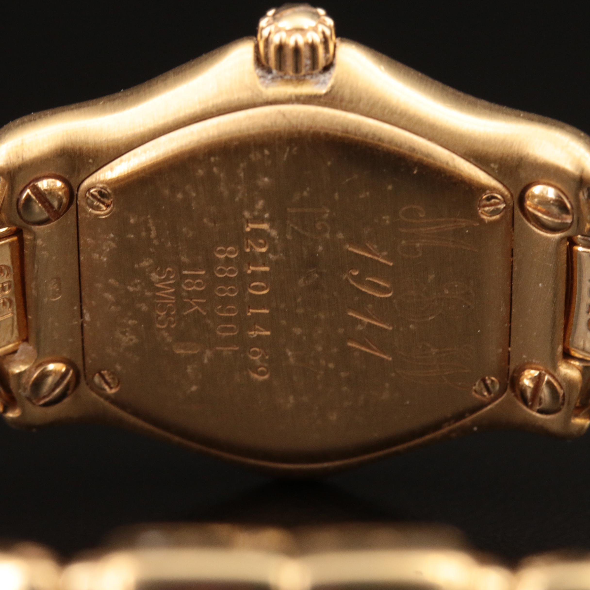 18K Ebel 1911 Diamond Dial and Bezel Quartz Watch