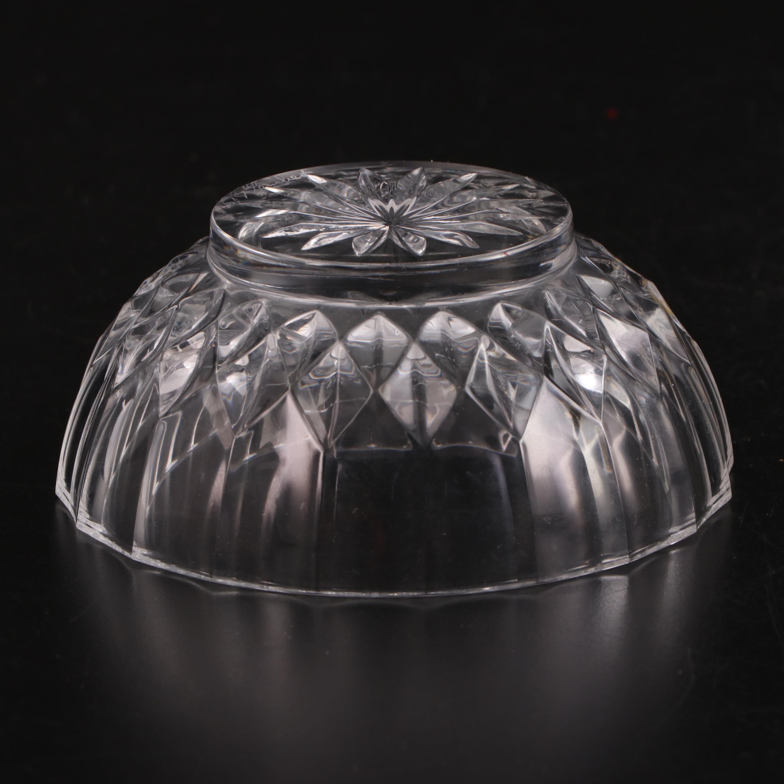 American Cut "Eleanor" Old Fashioned Glasses with Other Glass Tableware