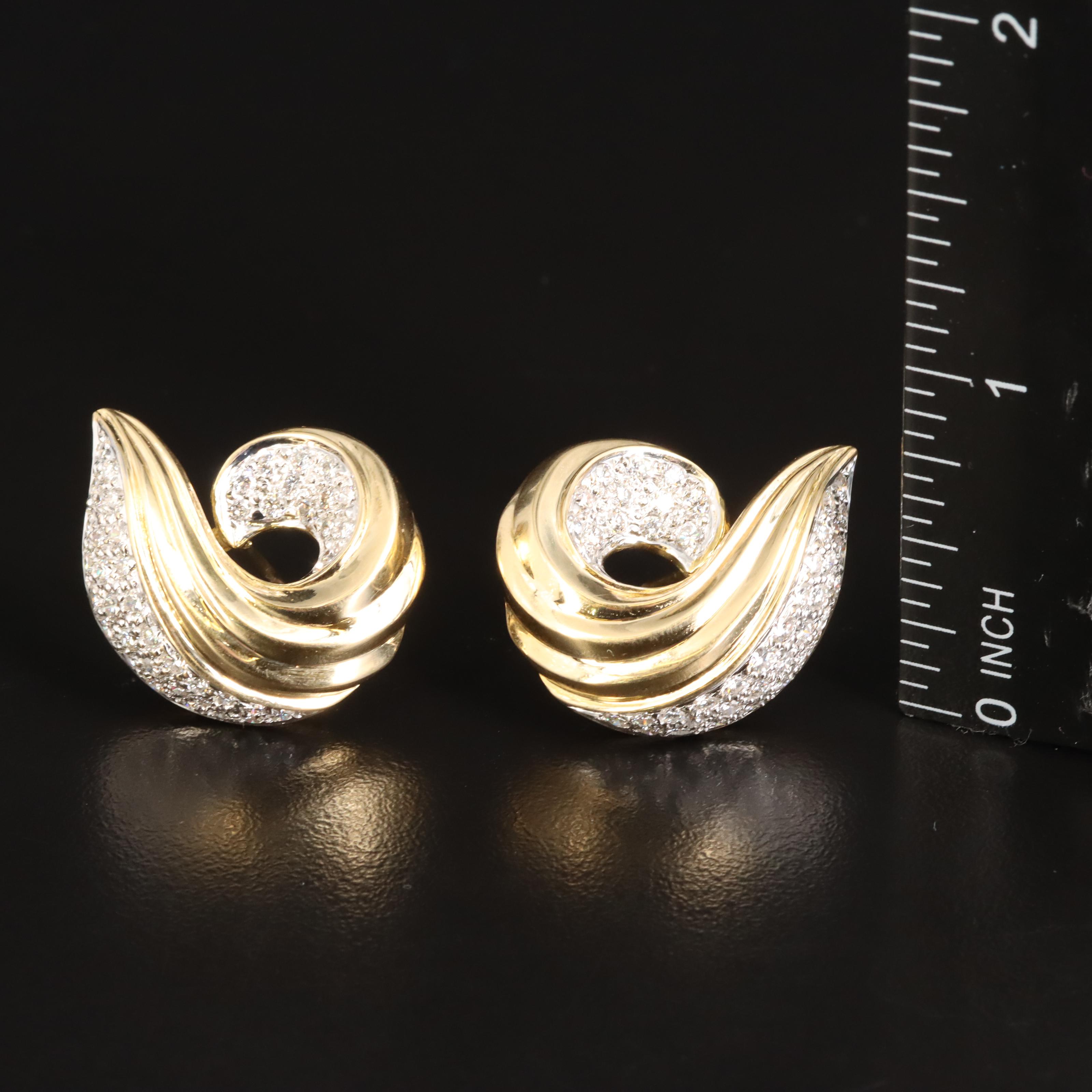 18K 2.00 CTW Diamond Earrings