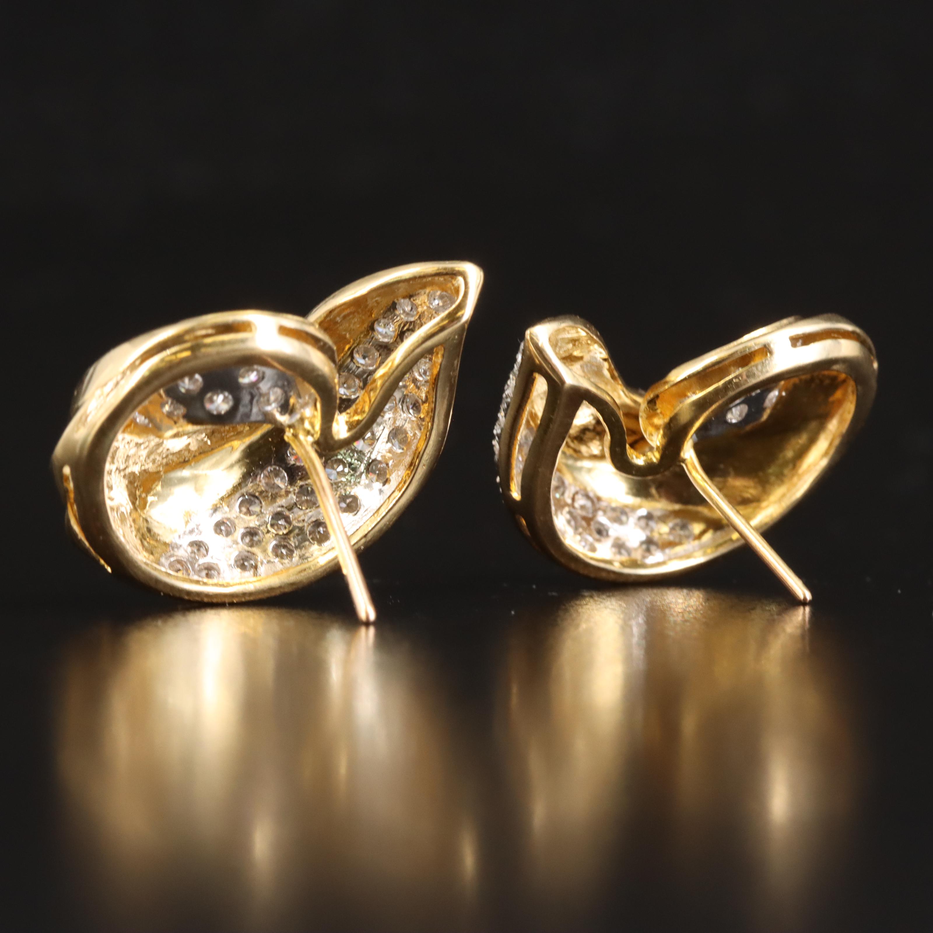18K 2.00 CTW Diamond Earrings