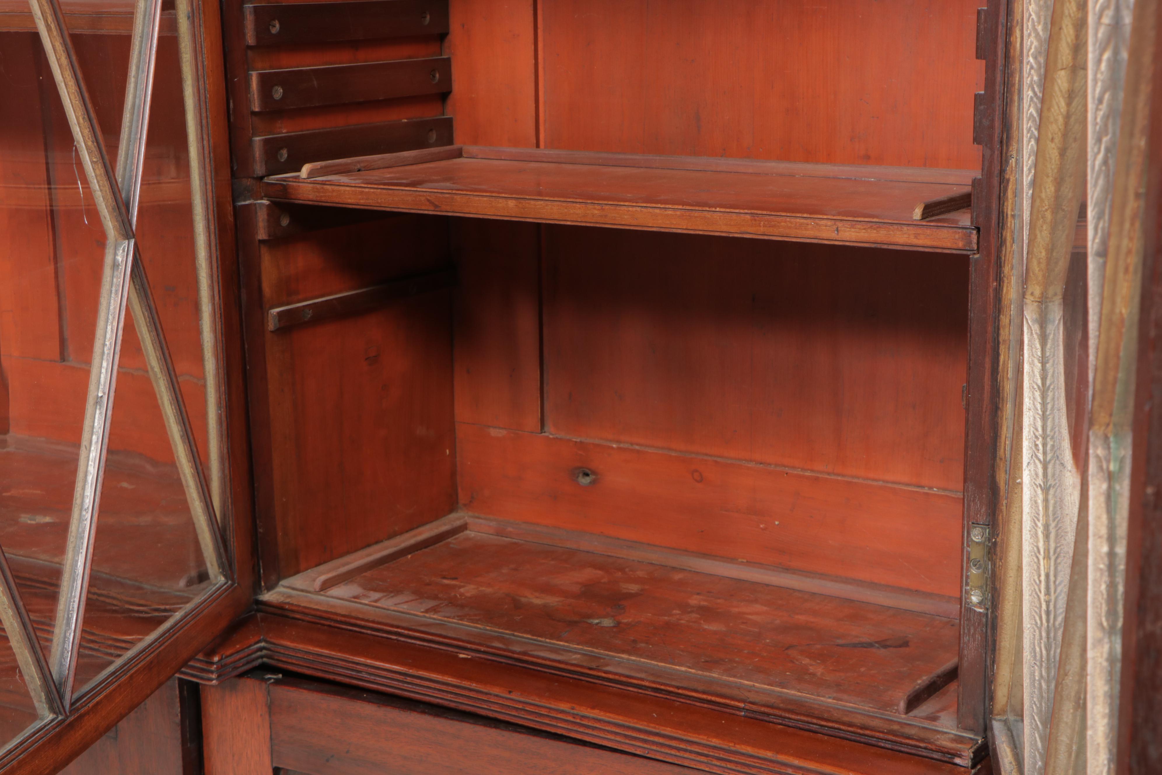 George III Mahogany Breakfront Bookcase, circa 1800