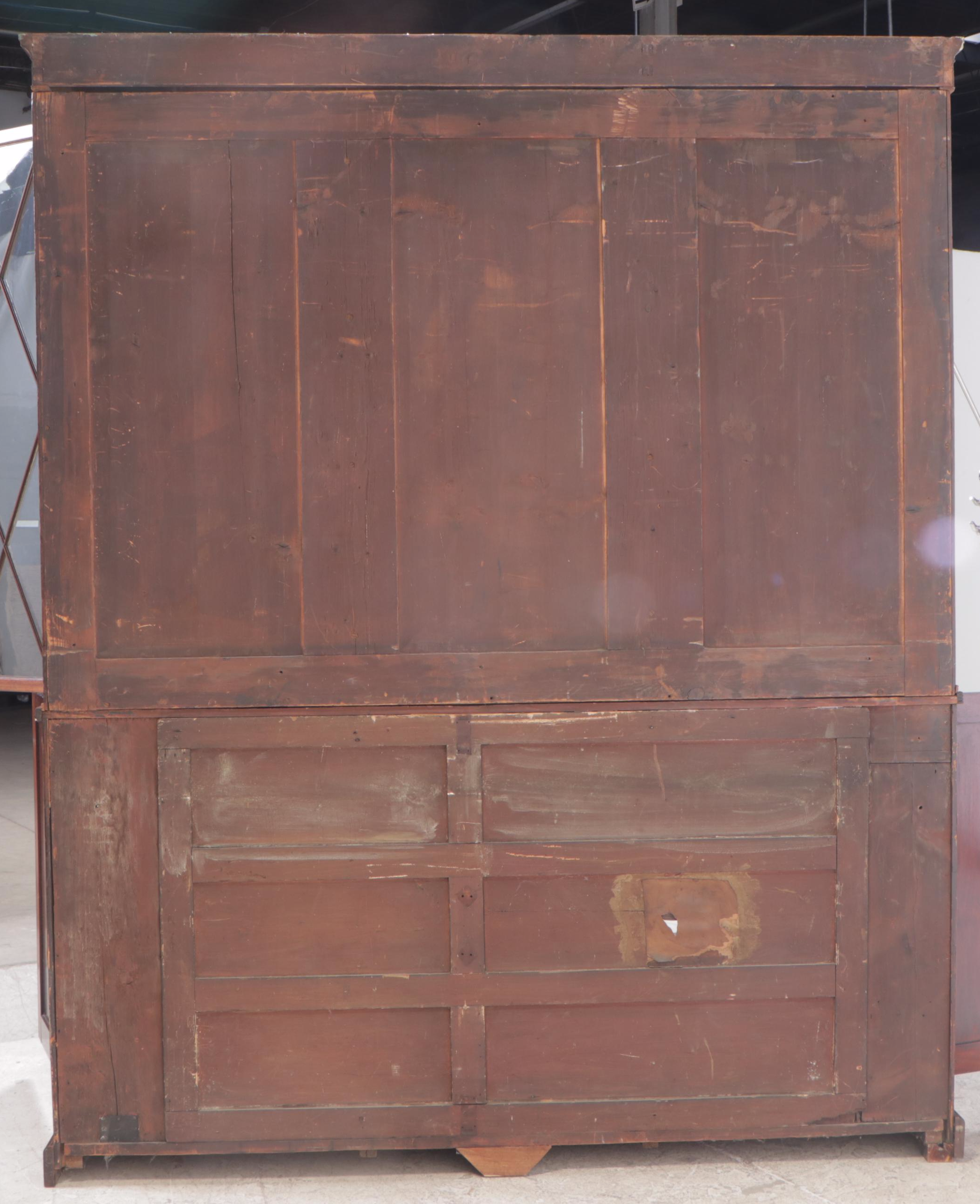 George III Mahogany Breakfront Bookcase, circa 1800