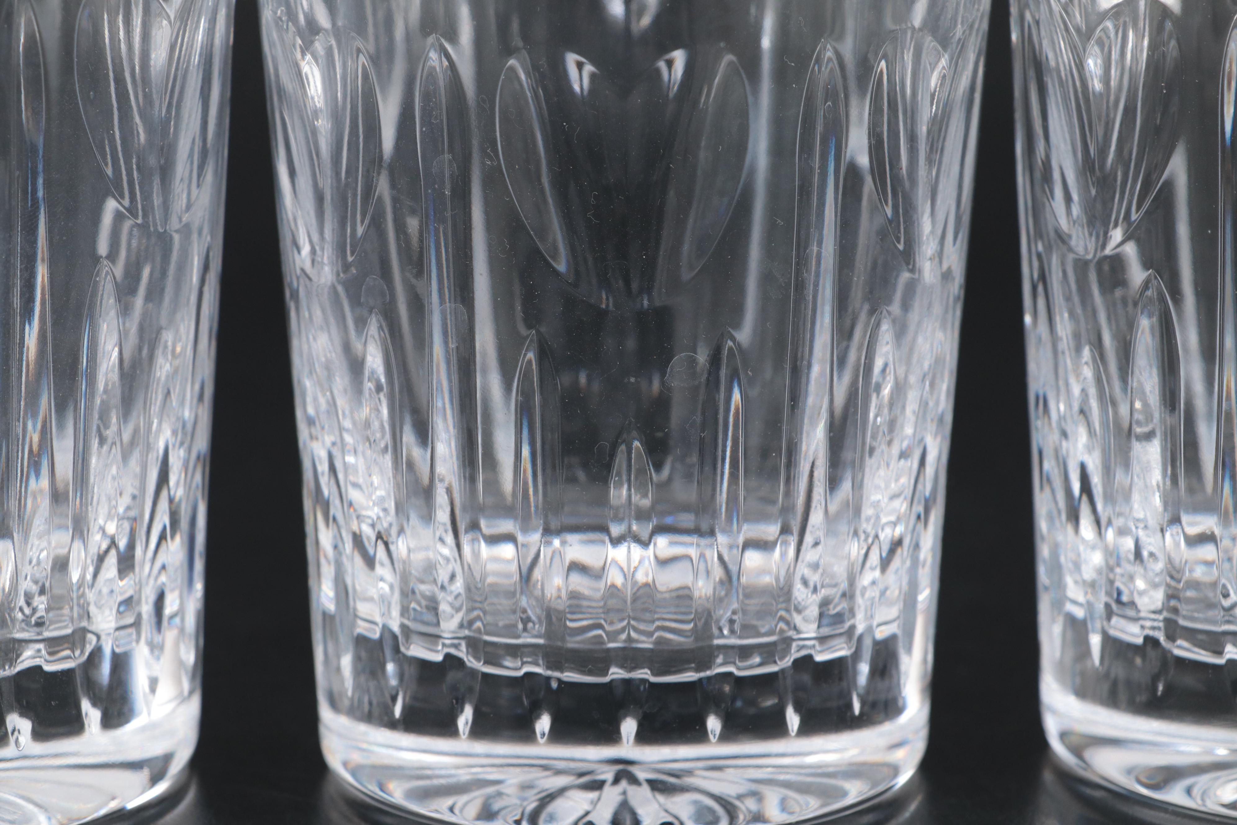 Waterford Crystal The Millennium Collection "Love" Double Old Fashioned Glasses