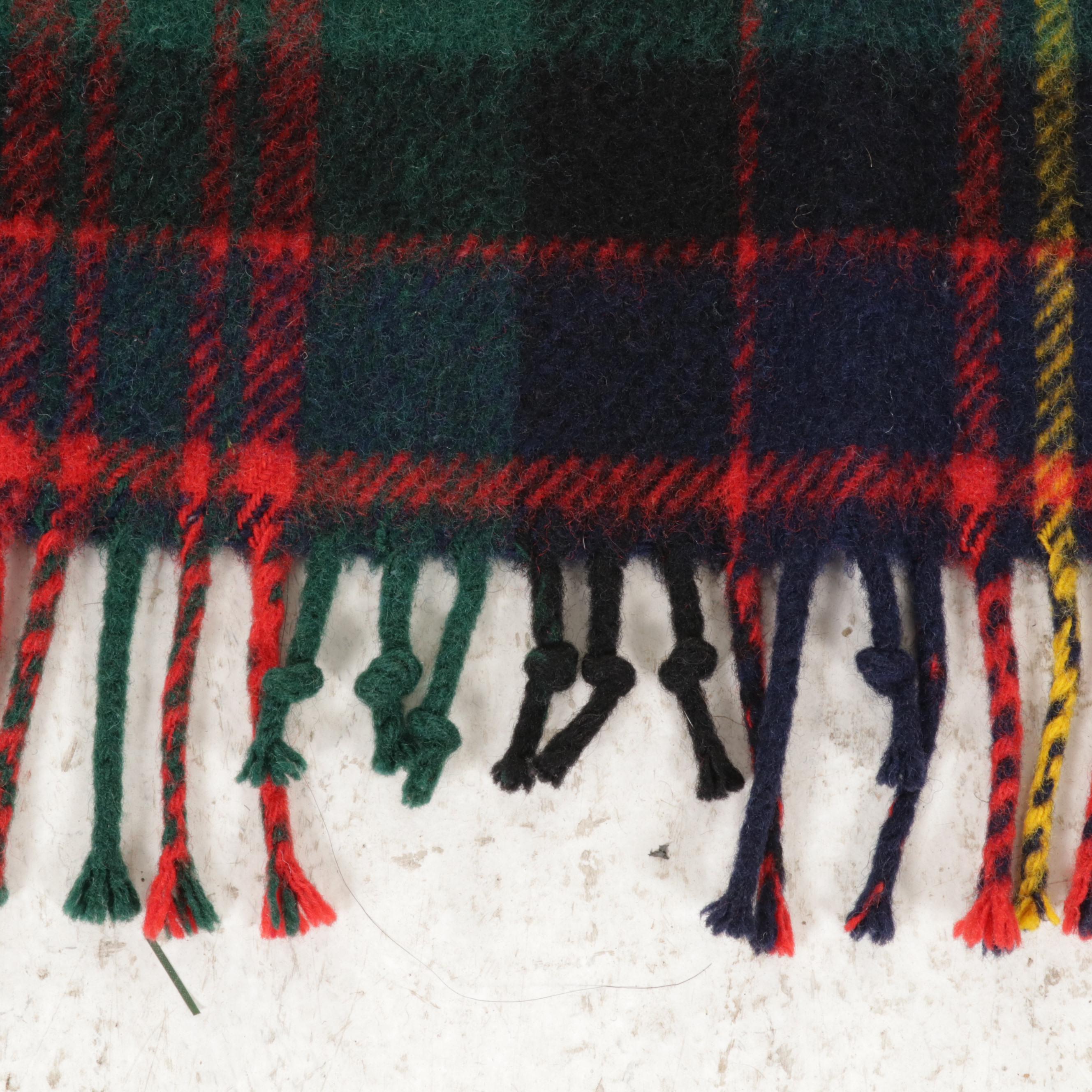 Mackintosh Scottish Tartan Wool Blanket, Mid/ Late 20th Century