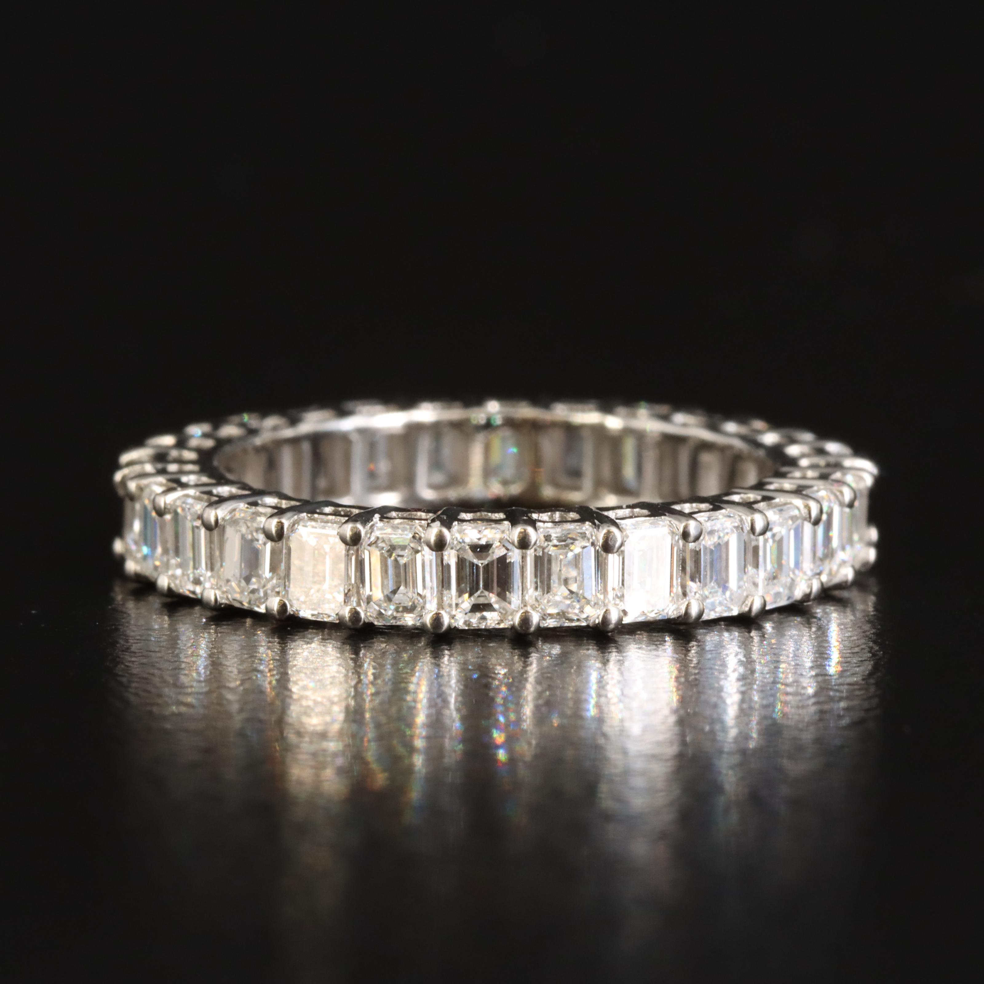 Platinum 2.80 CTW Diamond Eternity Band