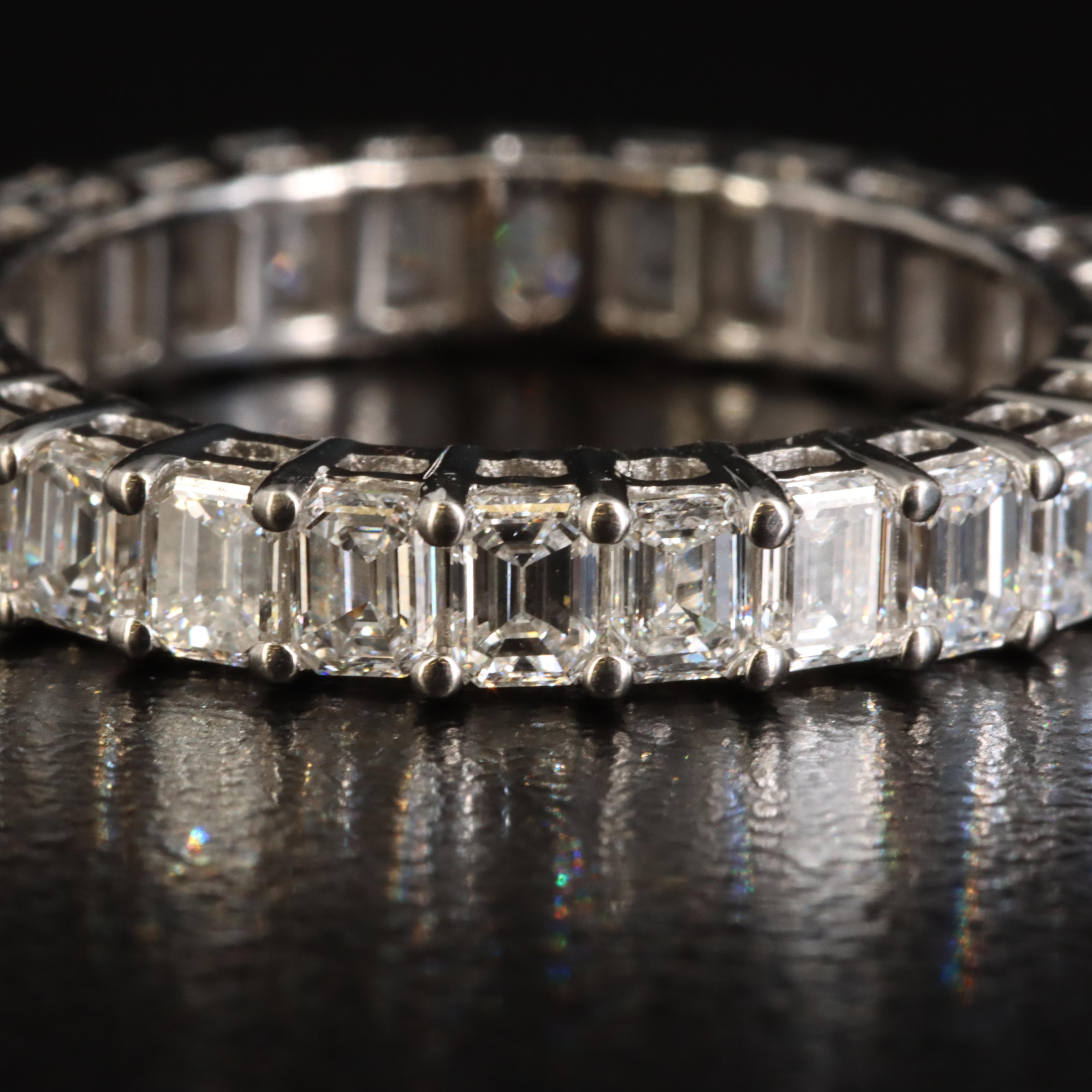 Platinum 2.80 CTW Diamond Eternity Band