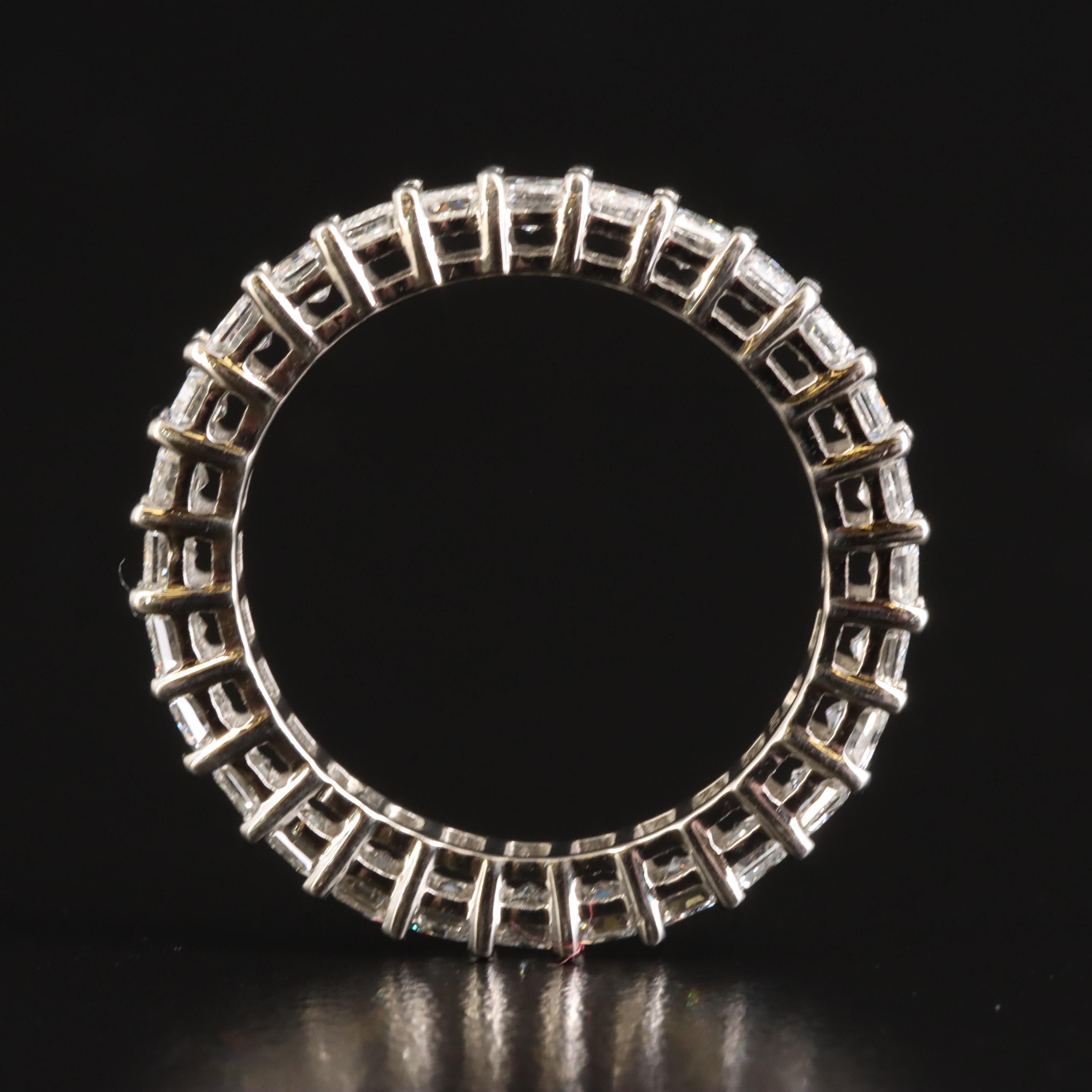 Platinum 2.80 CTW Diamond Eternity Band