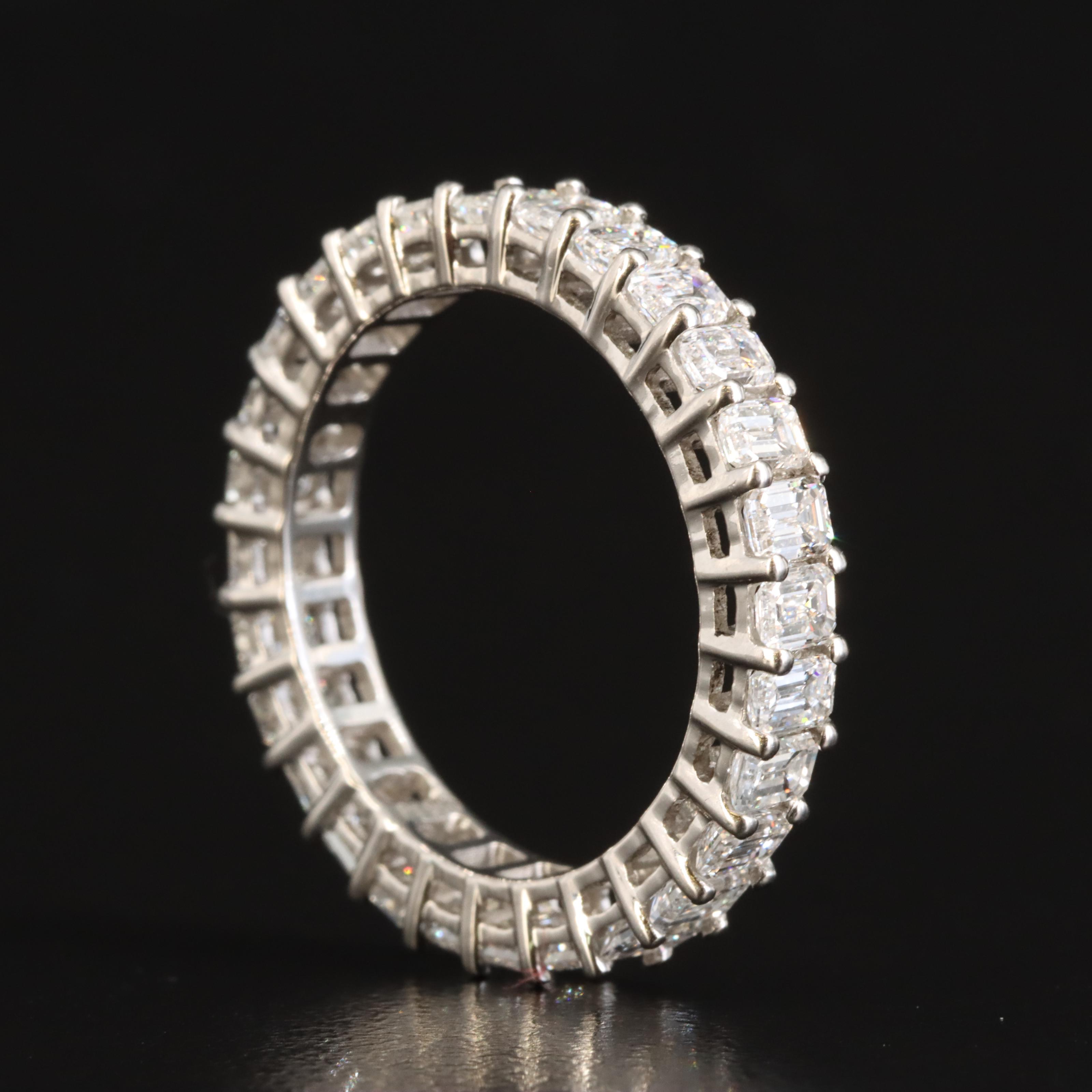 Platinum 2.80 CTW Diamond Eternity Band