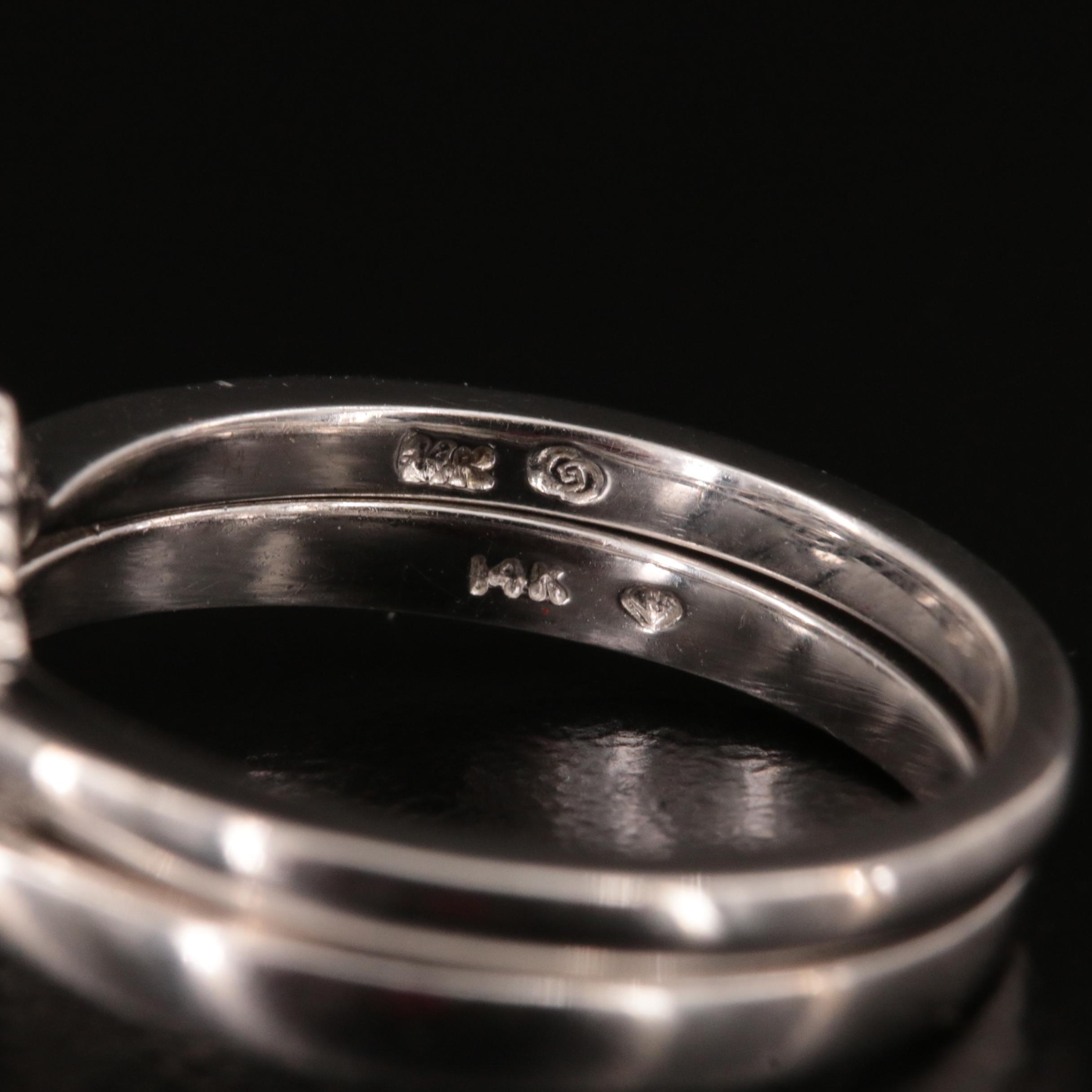 14K 0.30 CTW Diamond Semi-Mount Ring Set