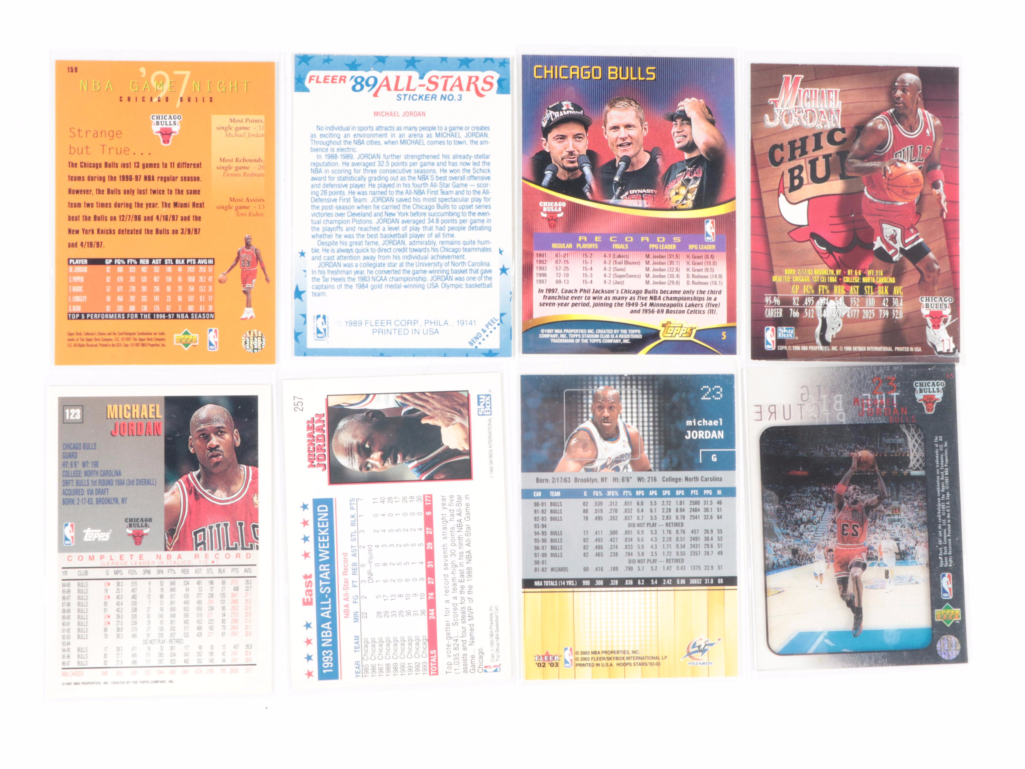 Topps, Other Michael Jordan Baseball, Basketball Cards With Inserts, More