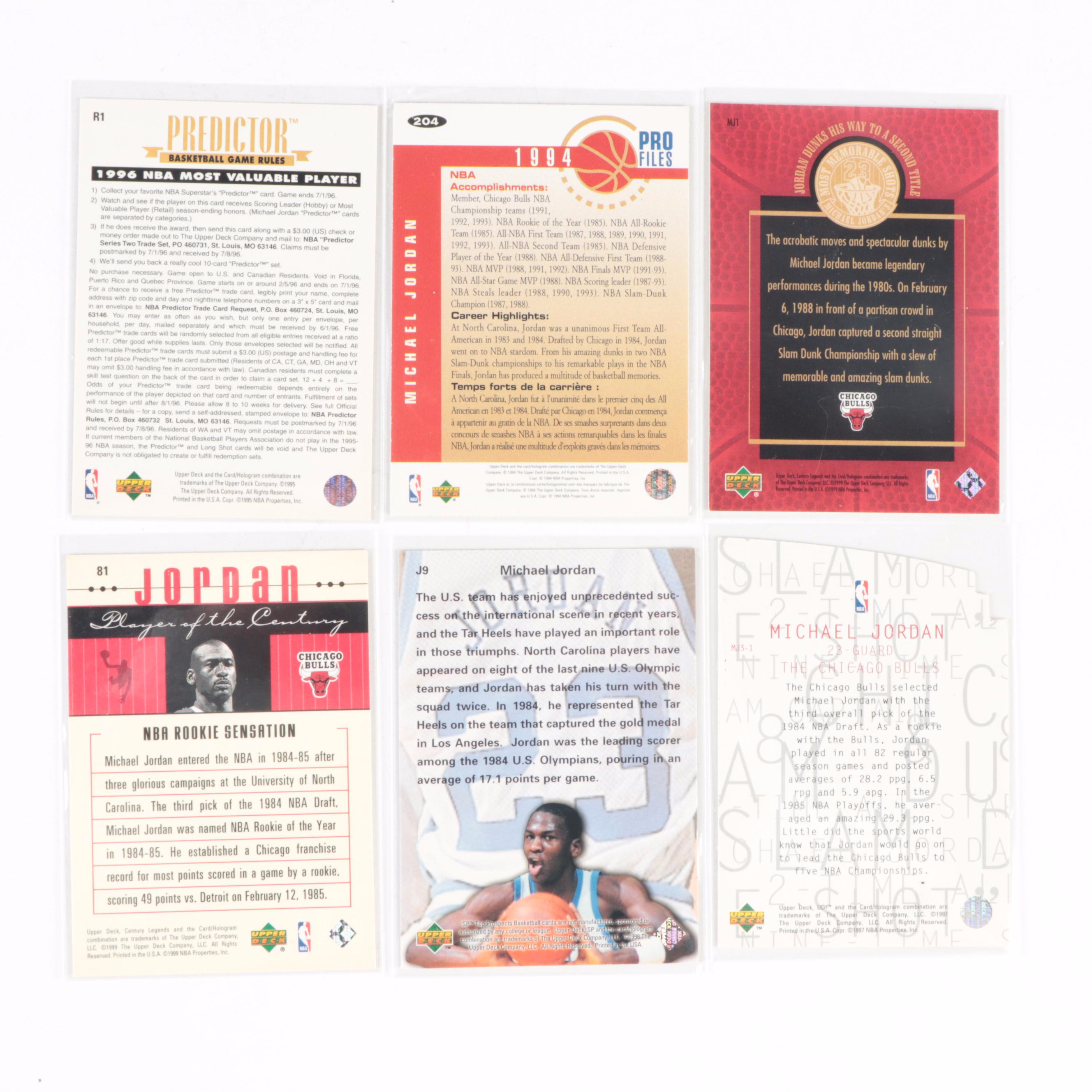 Topps, Other Michael Jordan Baseball, Basketball Cards With Inserts, More