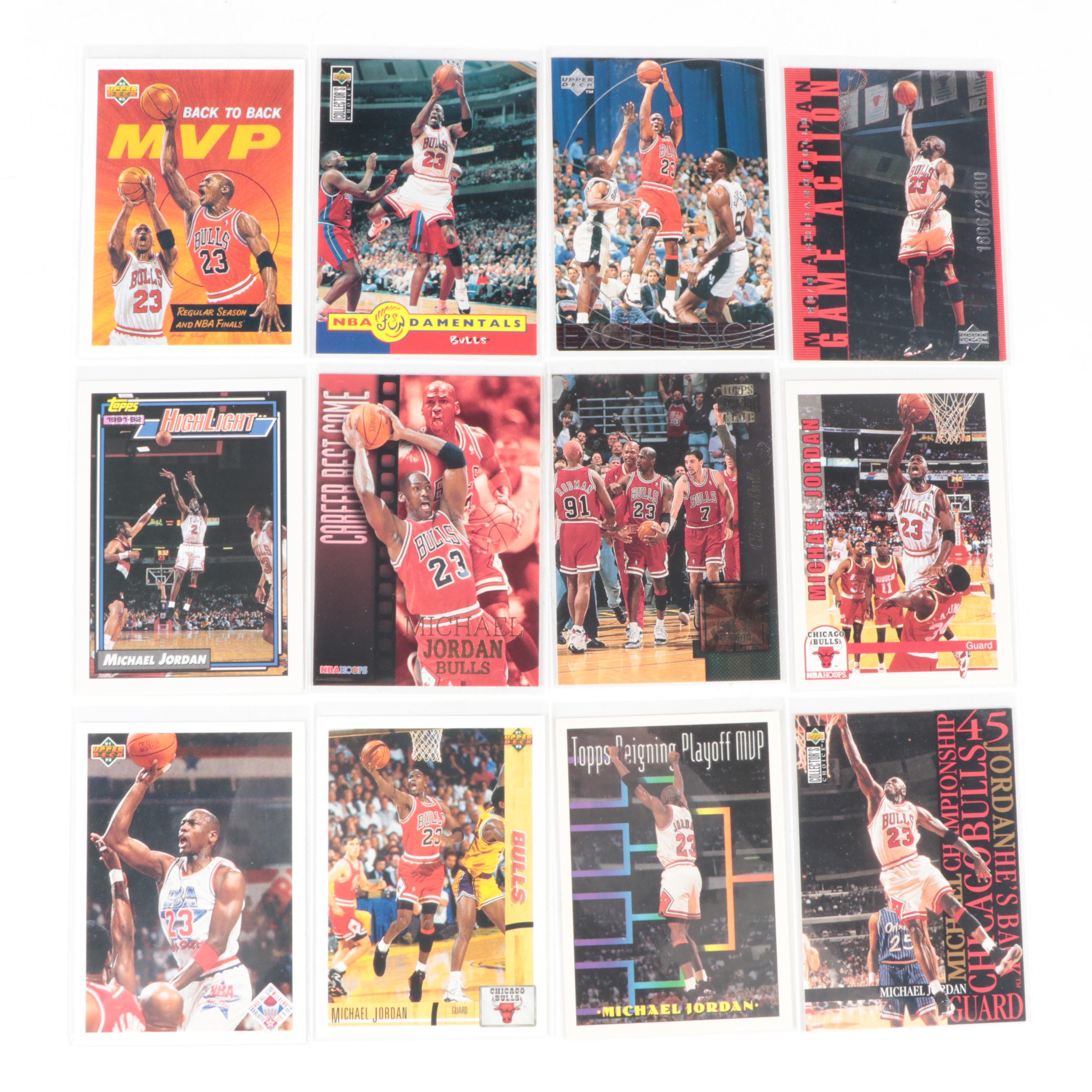 Topps, Other Michael Jordan Baseball, Basketball Cards With Inserts, More
