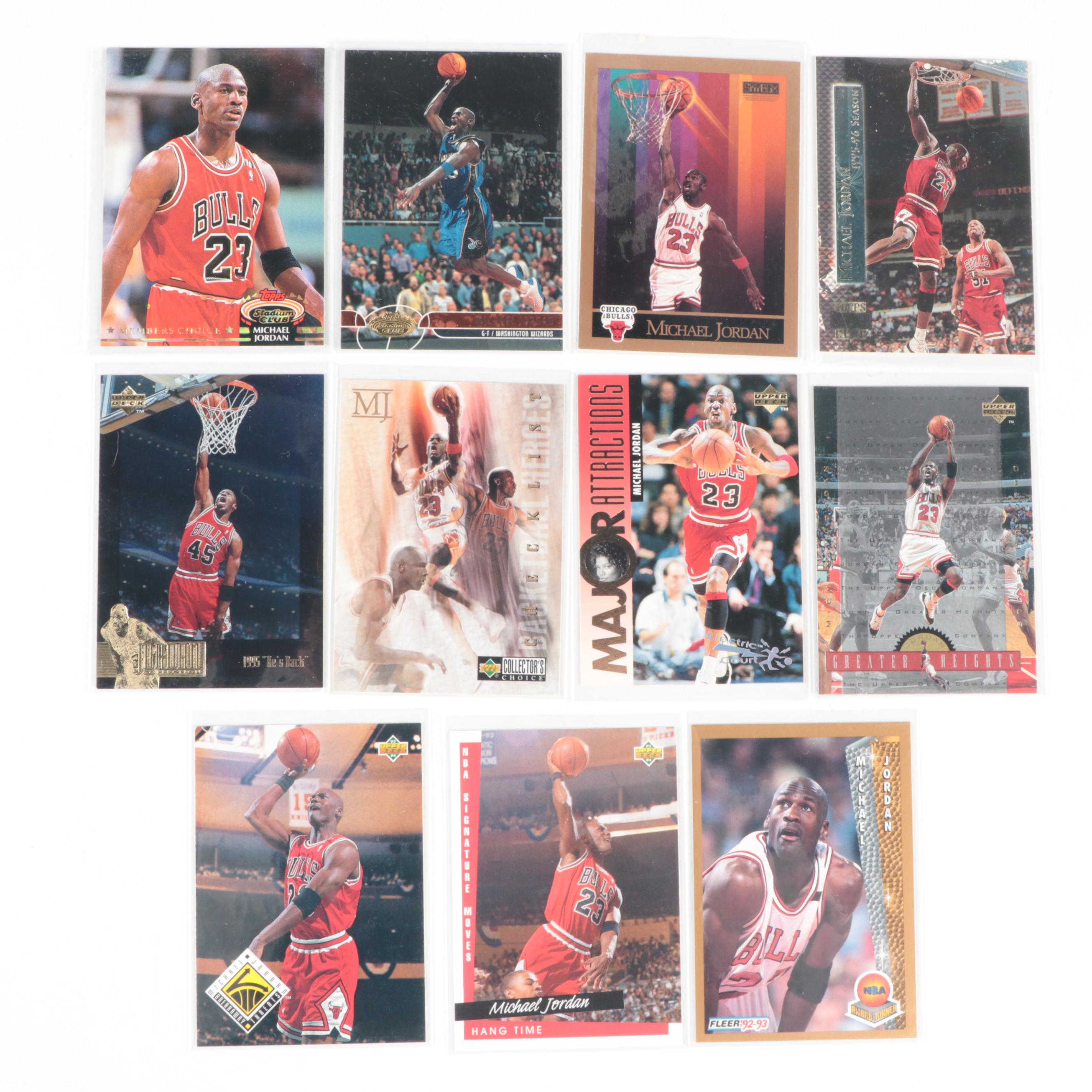 Topps, Other Michael Jordan Baseball, Basketball Cards With Inserts, More