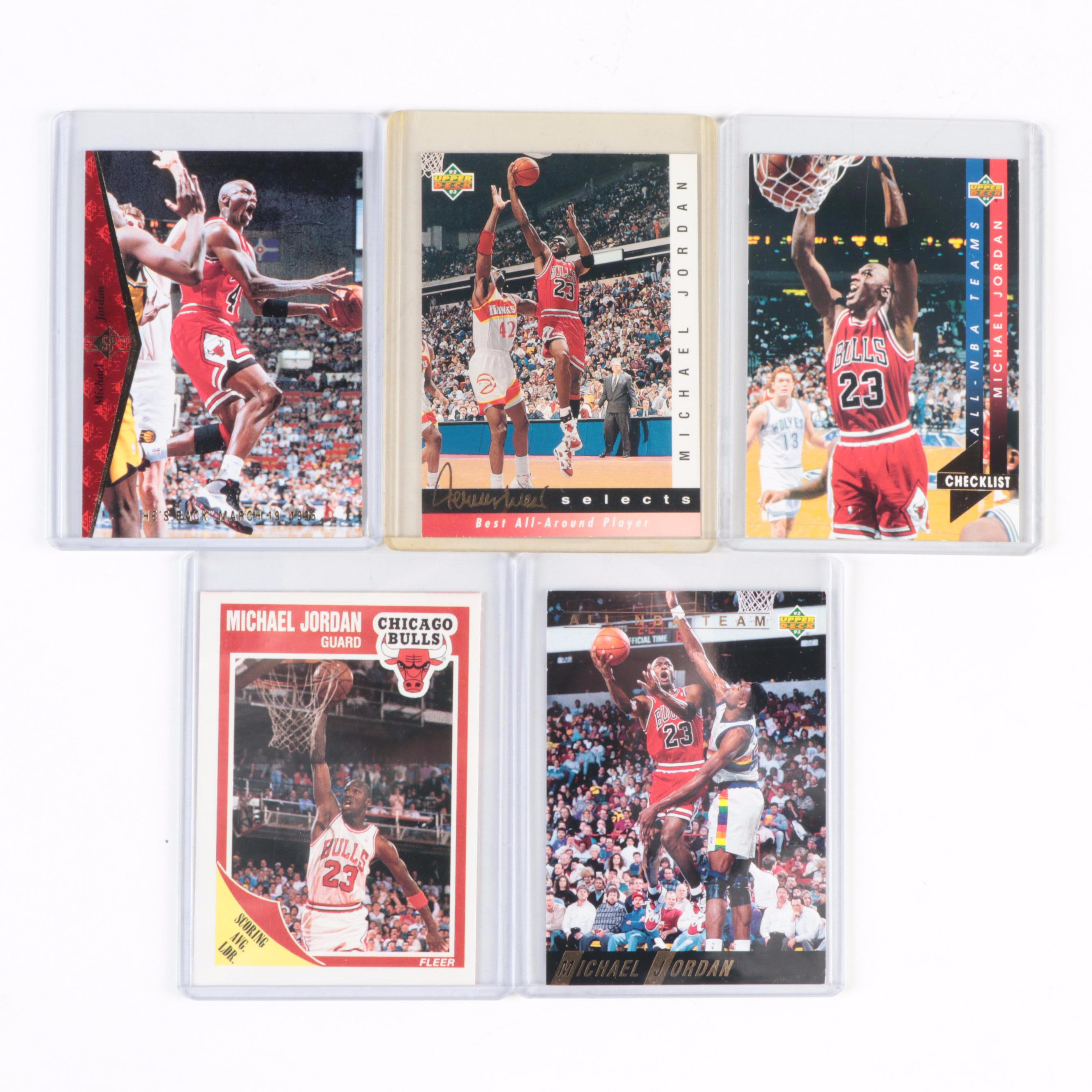 Topps, Other Michael Jordan Baseball, Basketball Cards With Inserts, More