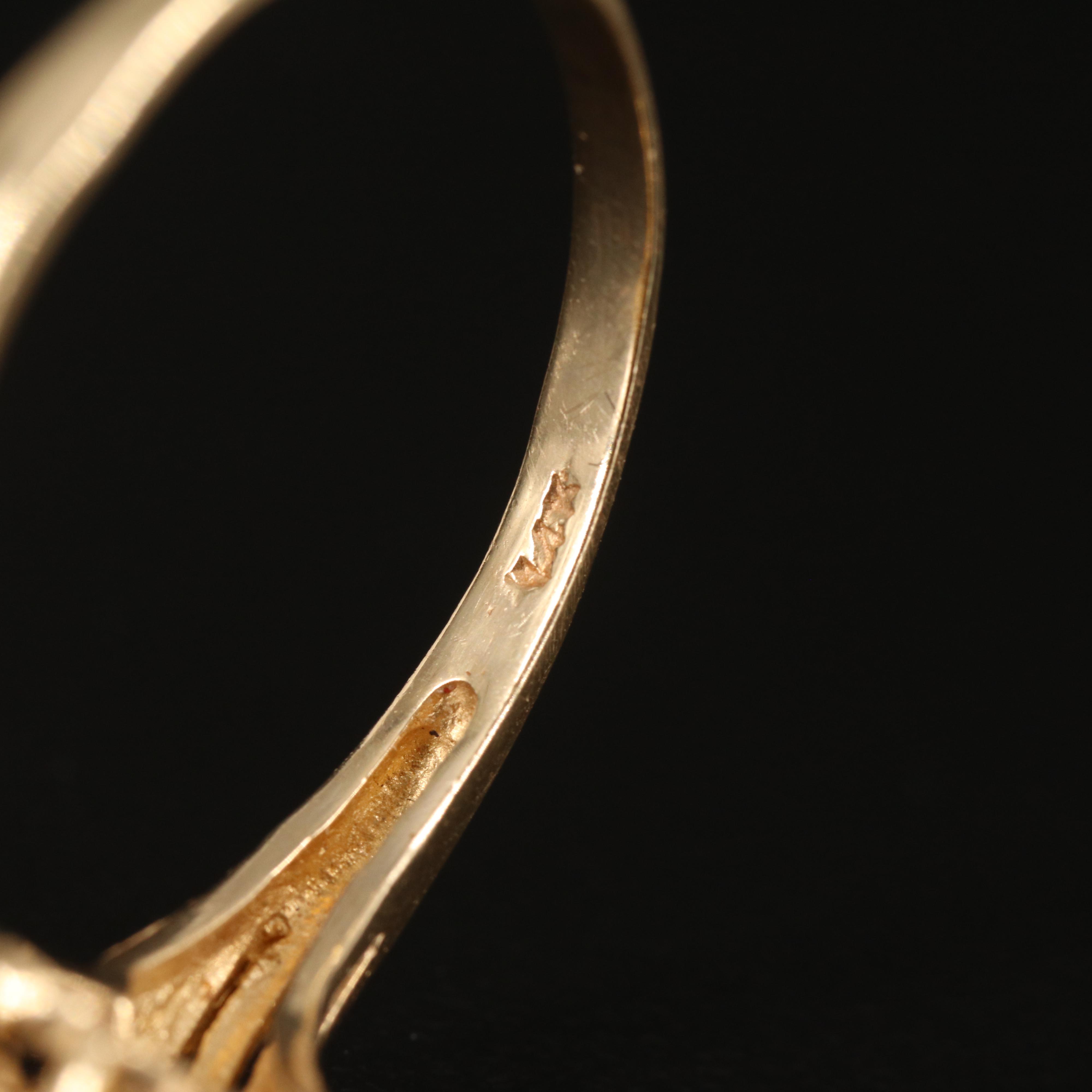 14K Cubic Zirconia Ring