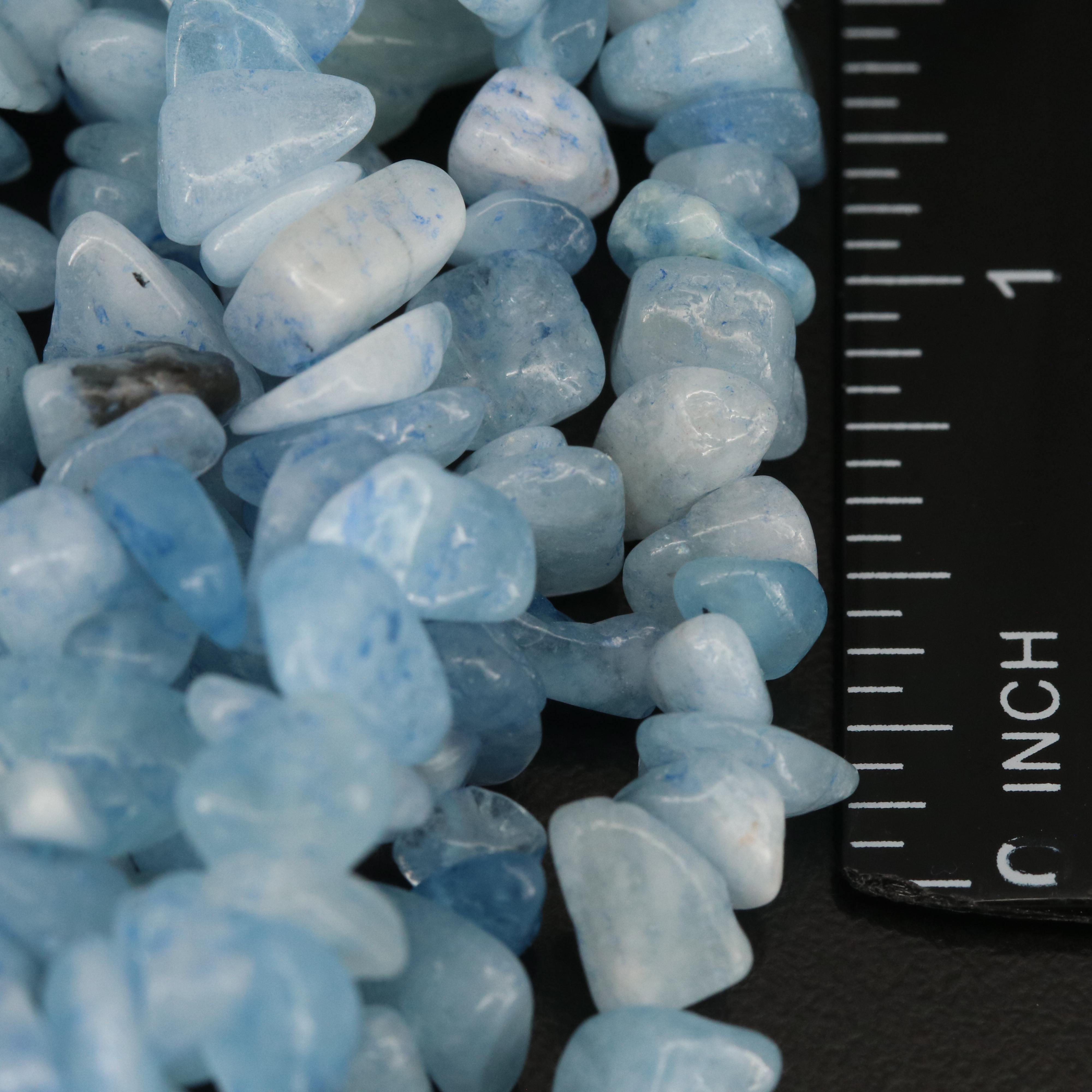 Multi-Strand Pearl and Aquamarine Bracelet and Necklace with Sterling Clasps