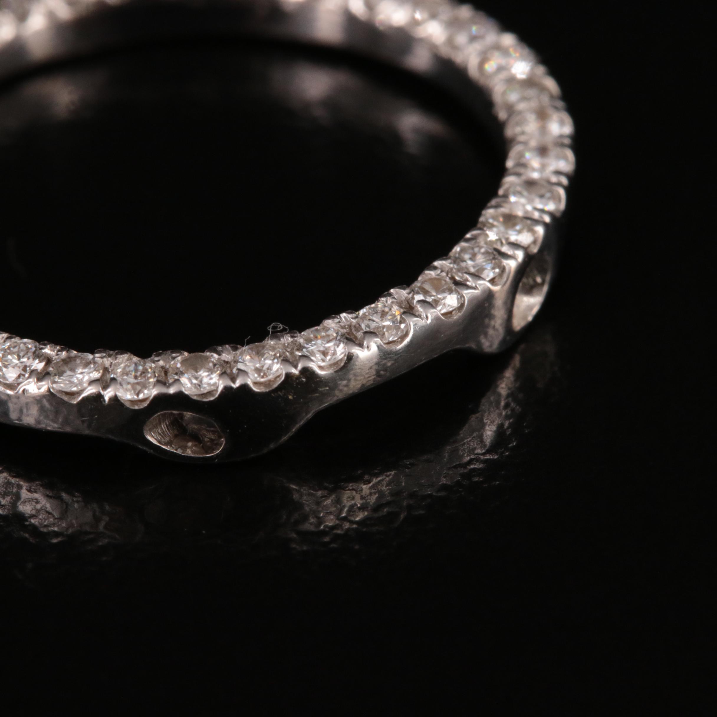 18K 0.50 CTW Diamond Circle Slide Pendant