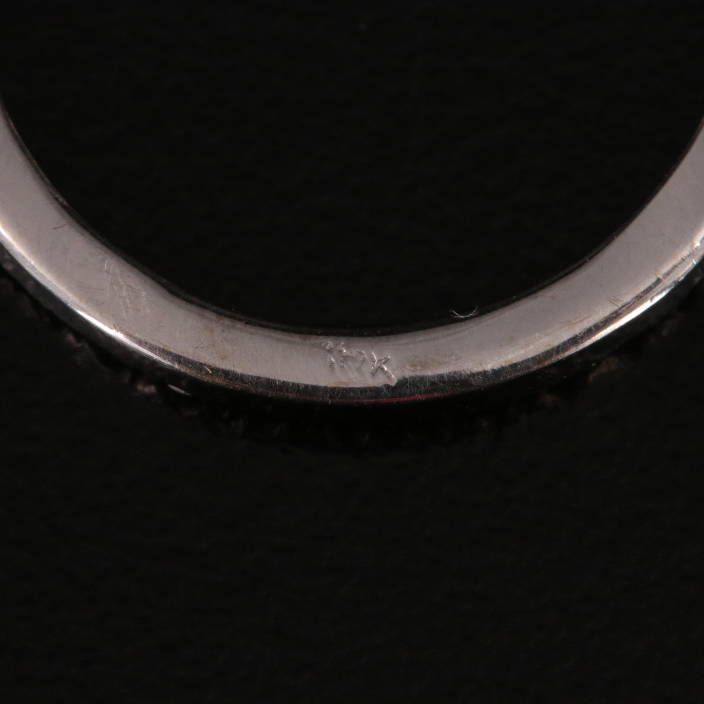 18K 0.50 CTW Diamond Circle Slide Pendant