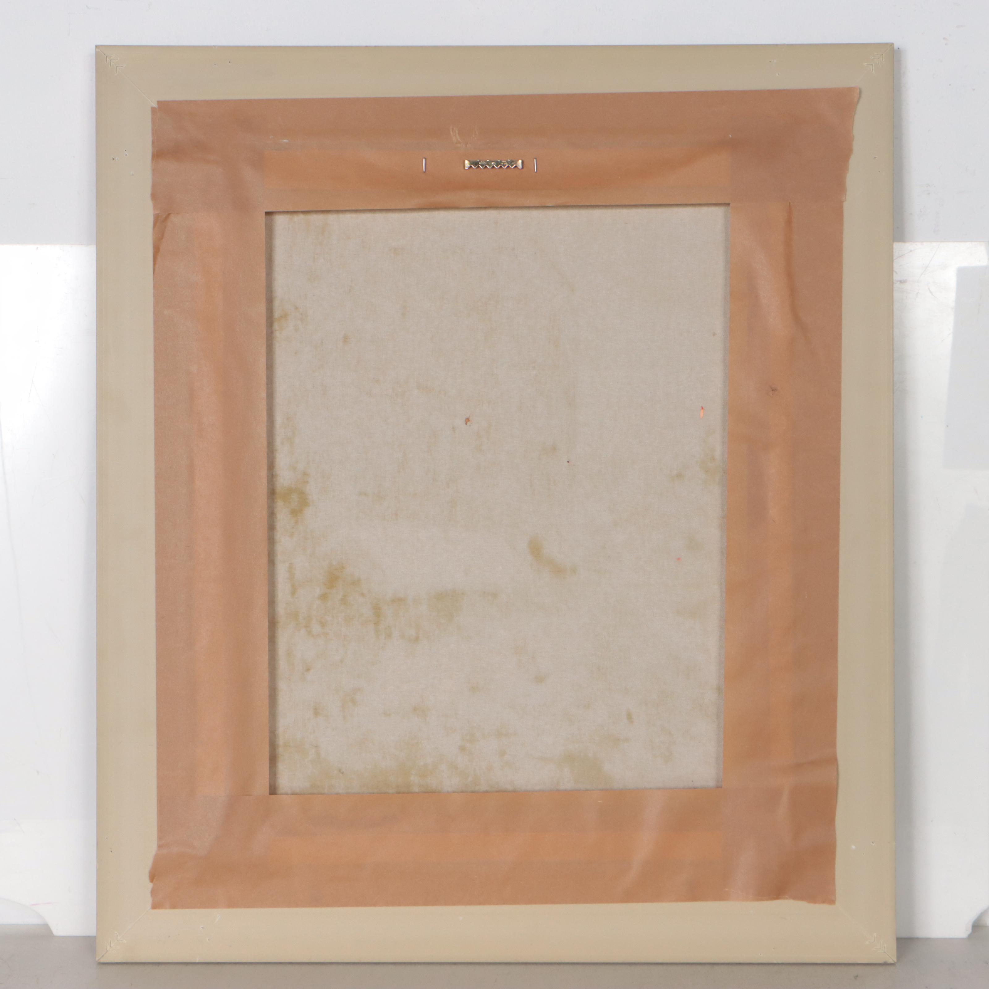 Oil Painting of Riverside Cafe