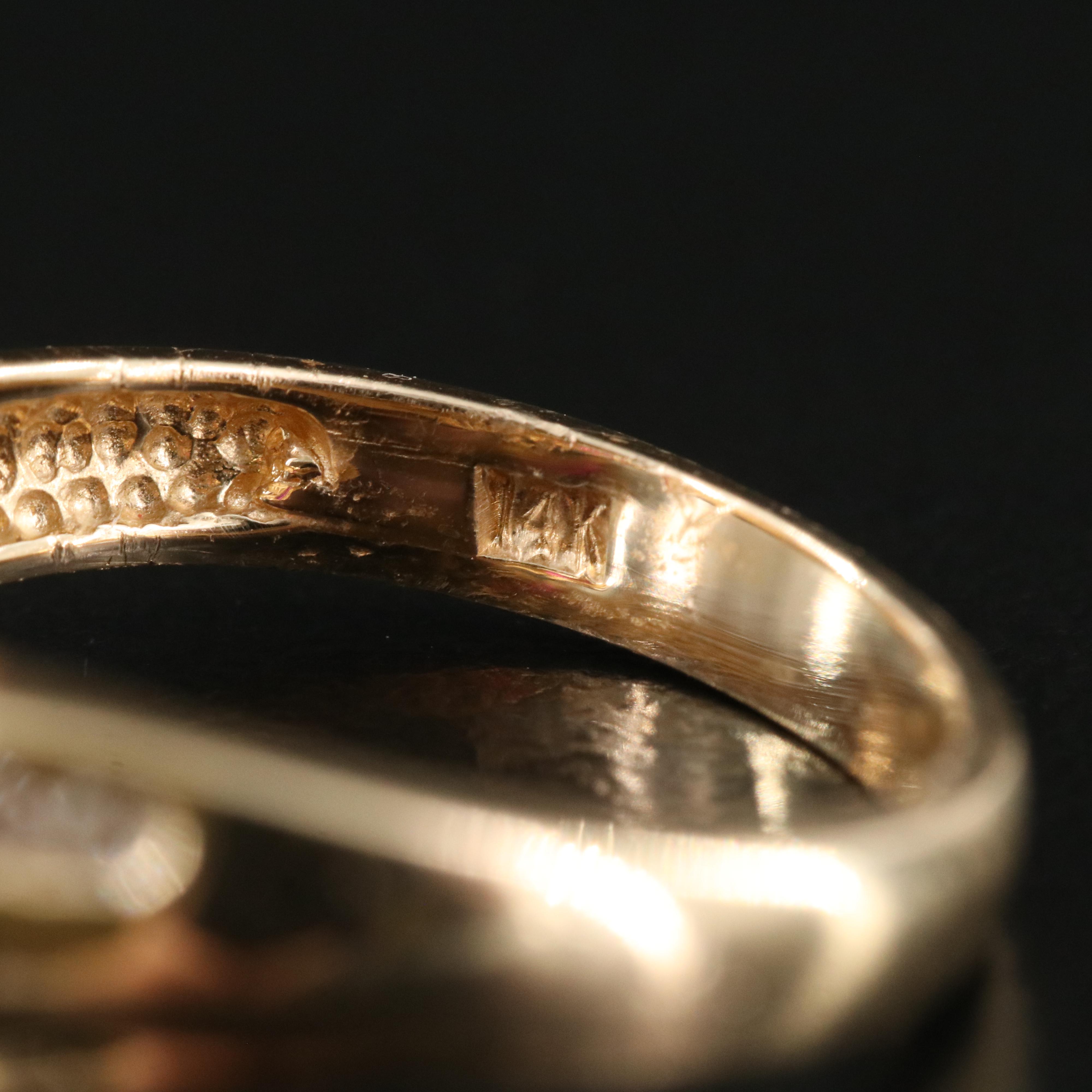 14K Ruby and Diamond Ring