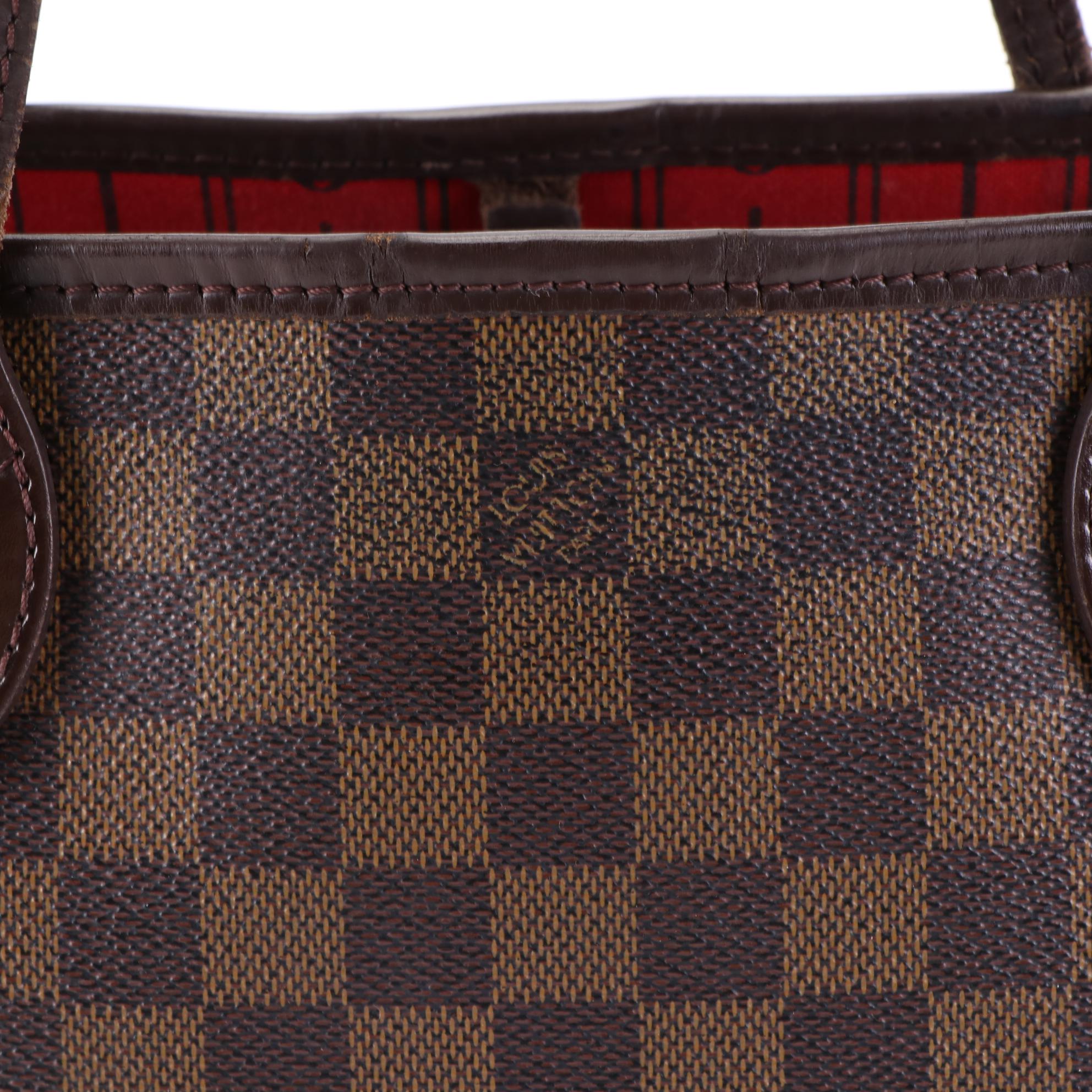 Louis Vuitton Neverfull PM in Damier Ebene Canvas