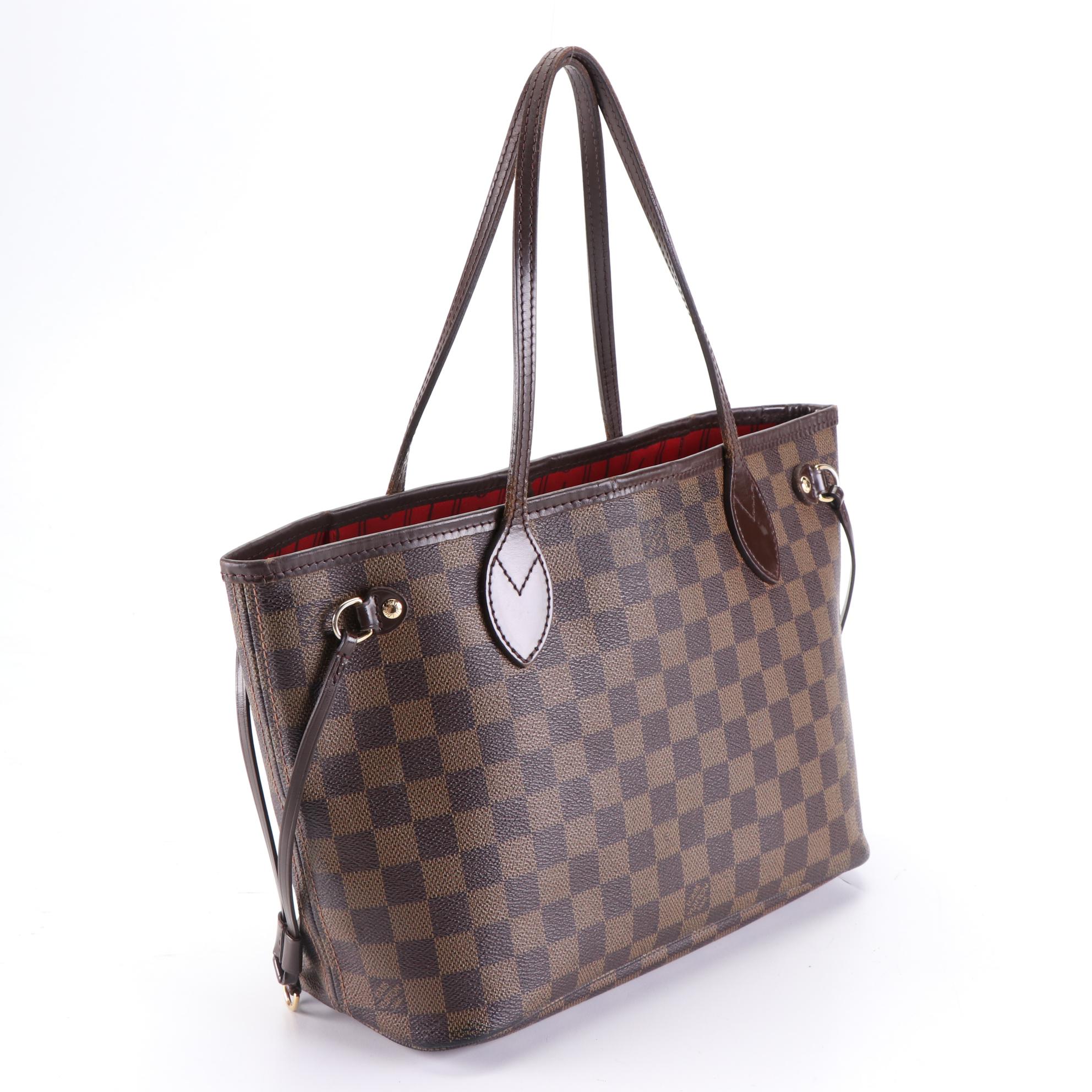 Louis Vuitton Neverfull PM in Damier Ebene Canvas