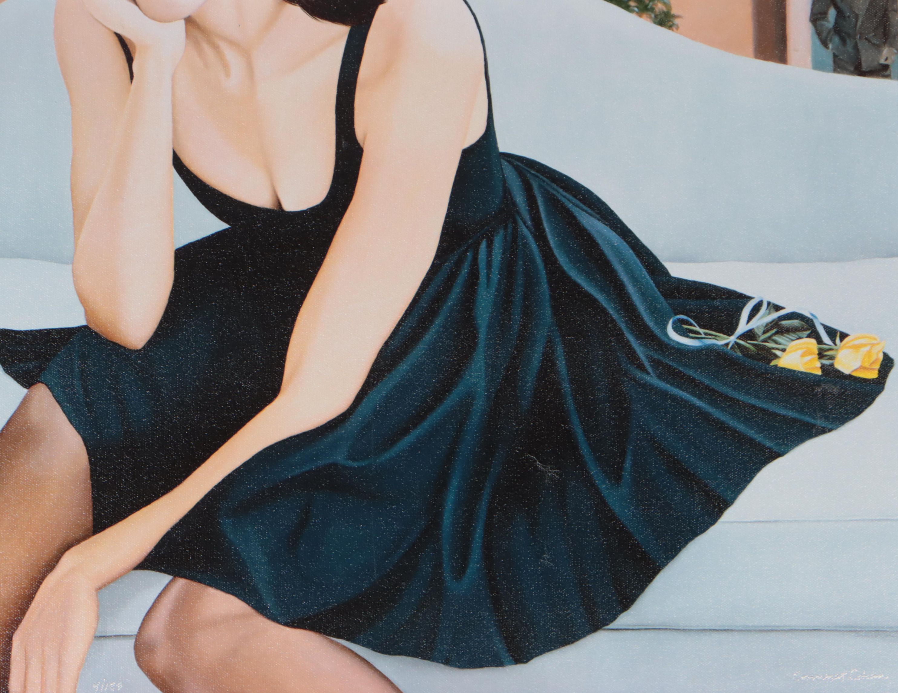 Lee Connerat-Cohan Giclée of Seated Woman in Dress