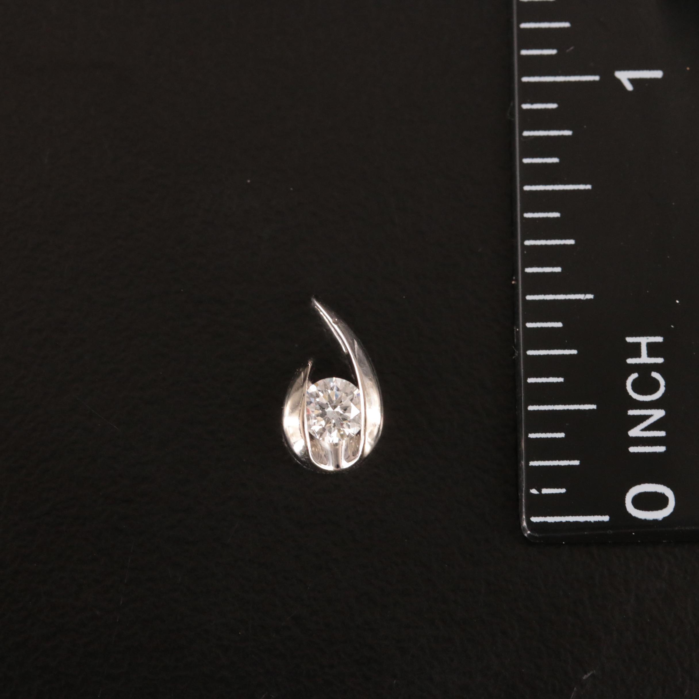 Sirena 14K 0.17 CT Diamond Pendant