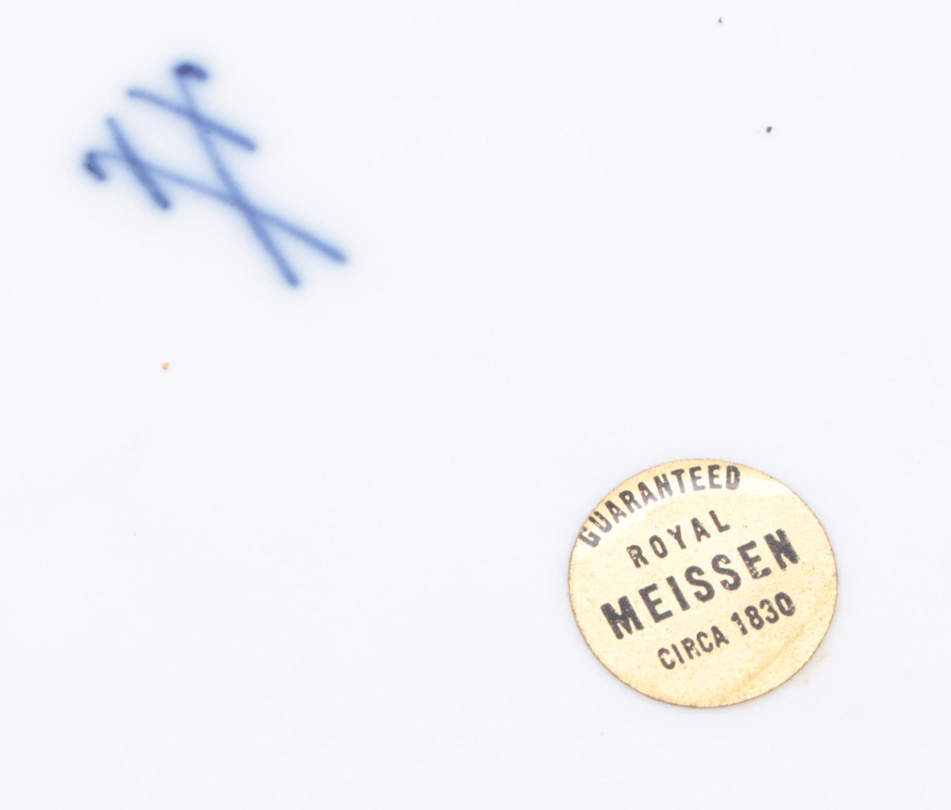 Meissen Porcelain Cake Basket, Early 19th Century