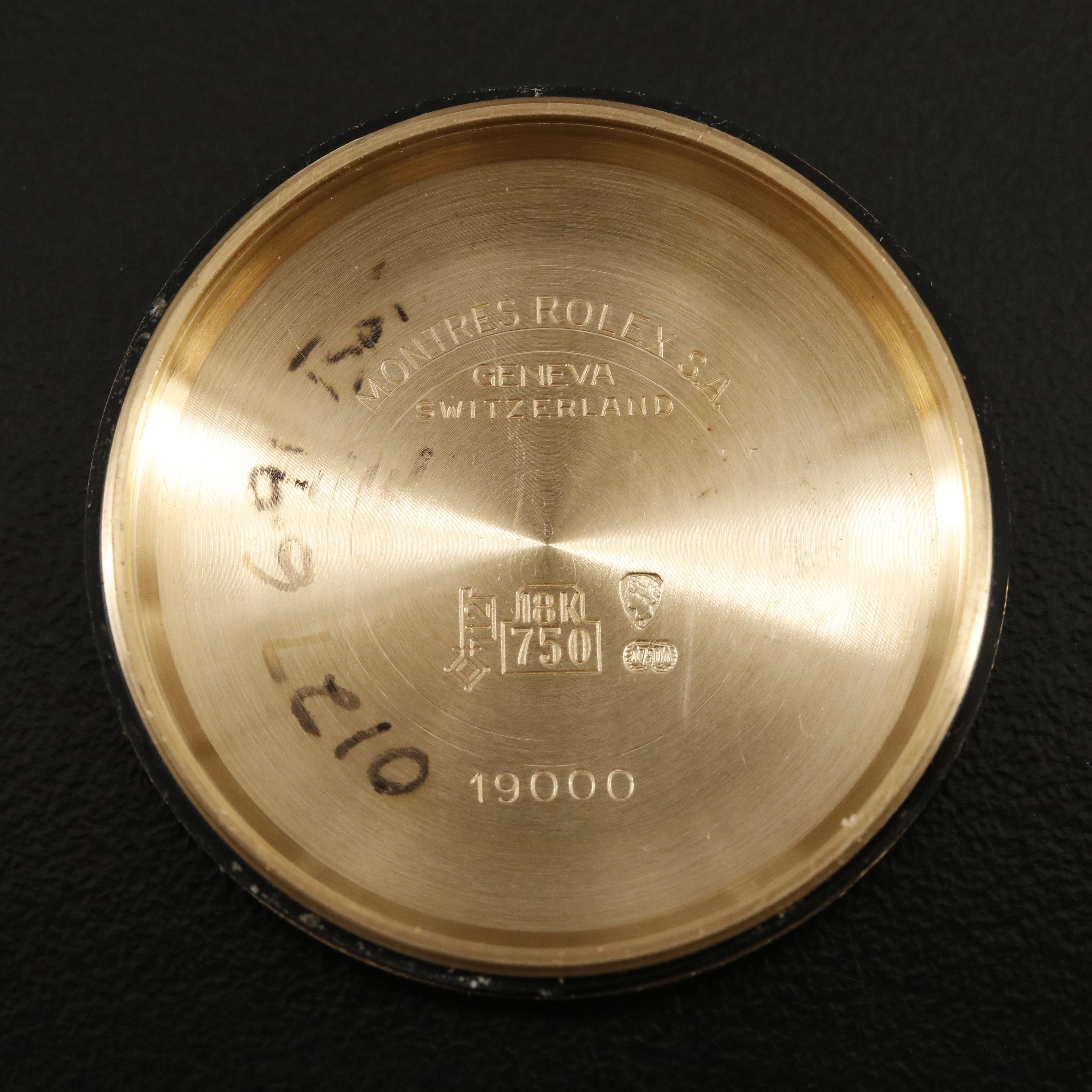 18K Rolex Day-Date OysterQuartz Integrated Presidential Watch