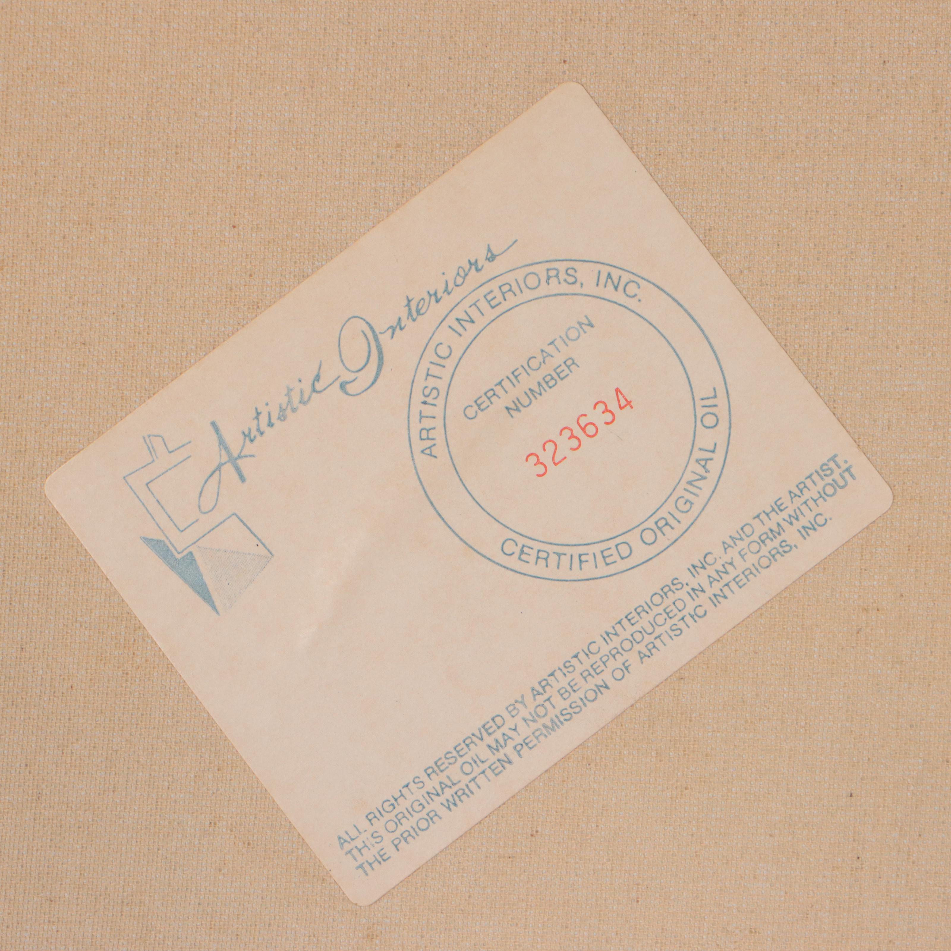 B. Groneman Landscape Oil Painting