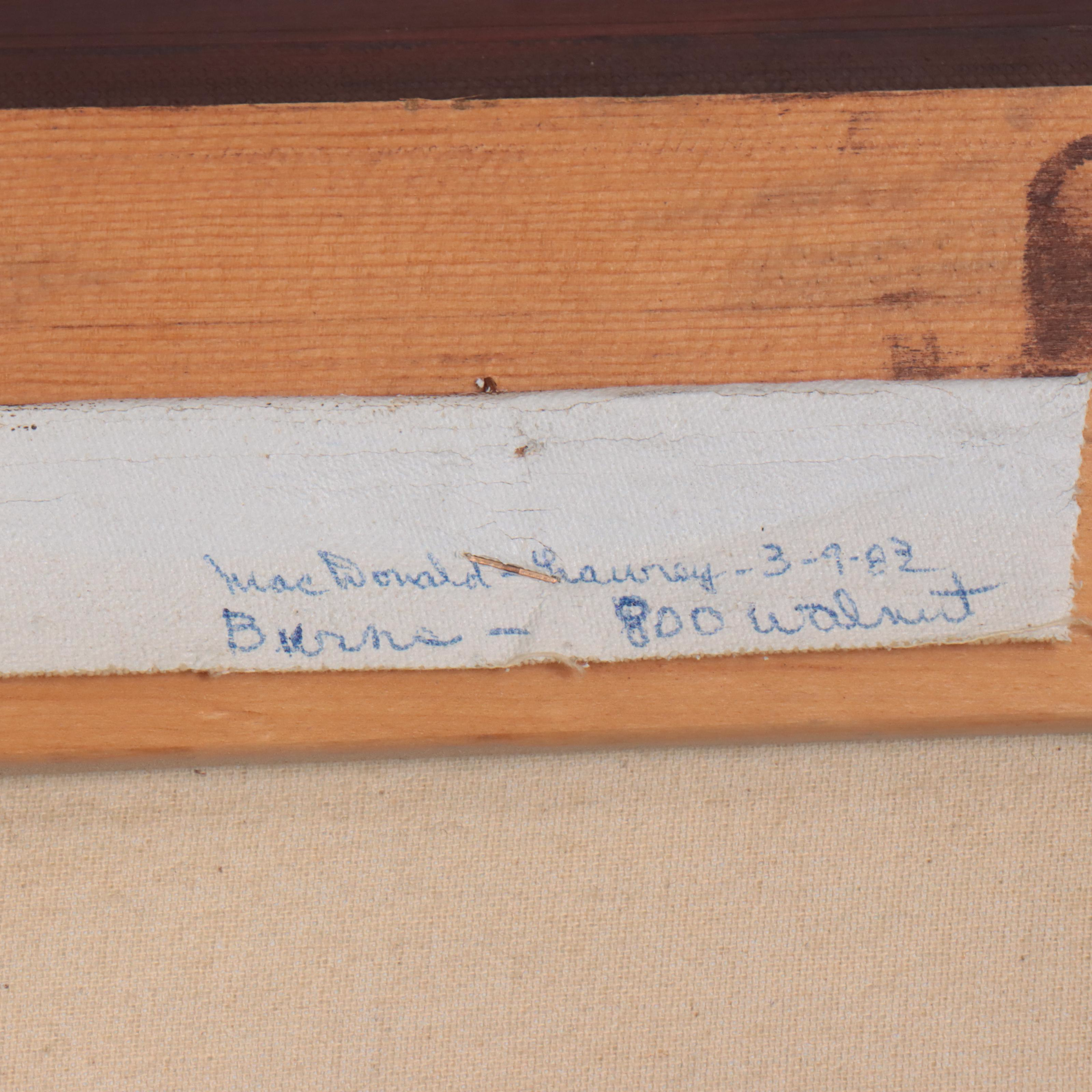 B. Groneman Landscape Oil Painting