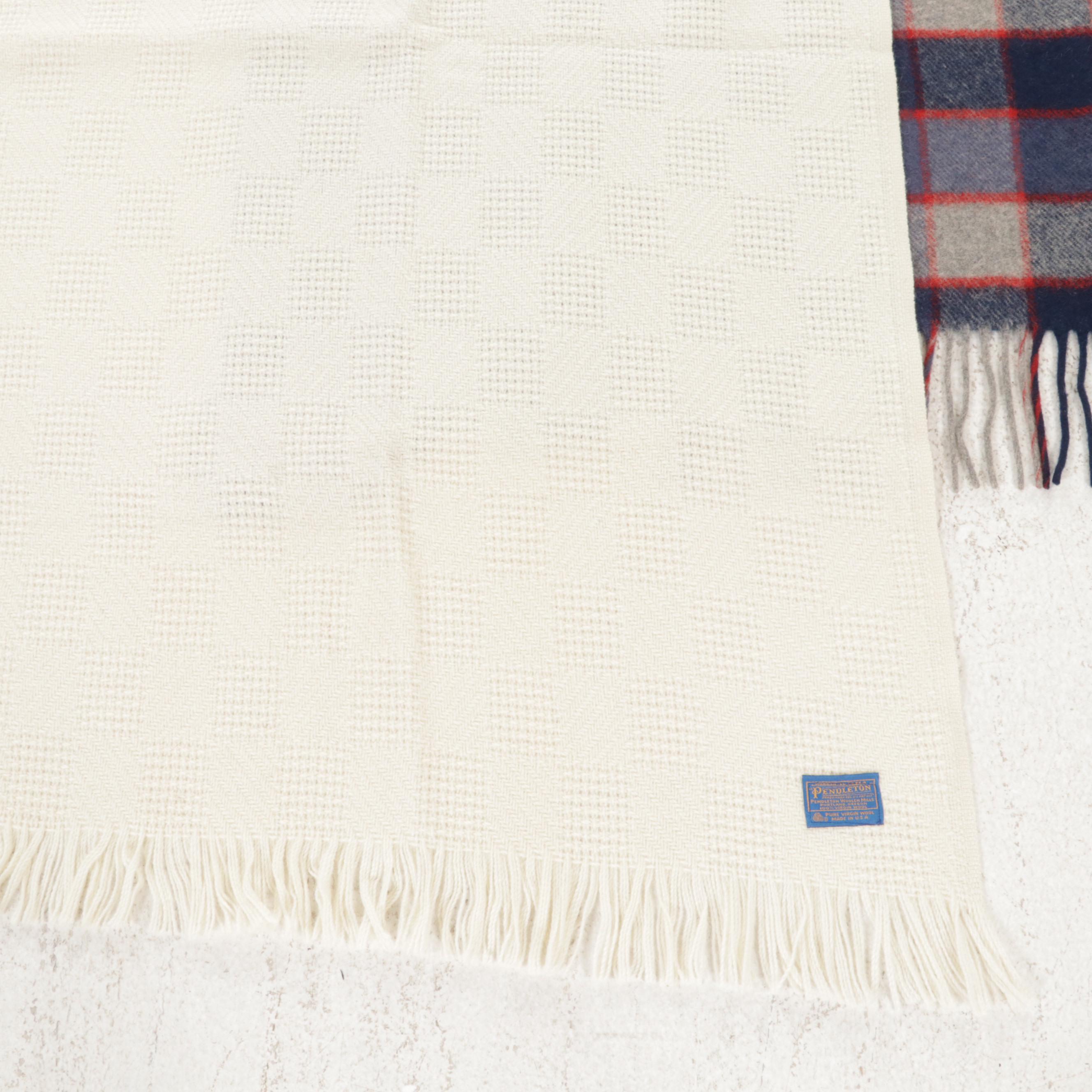 Pendleton Plaid Wool Blankets