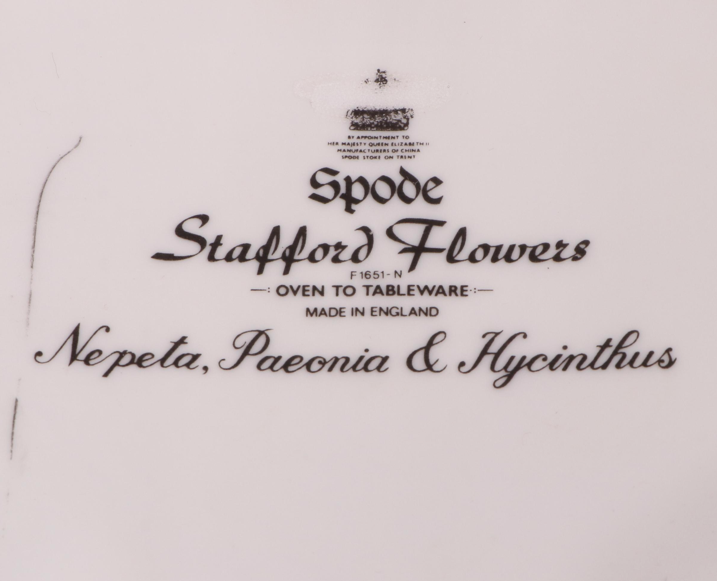 Spode "Stafford Flowers" Porcelain Covered Bowl