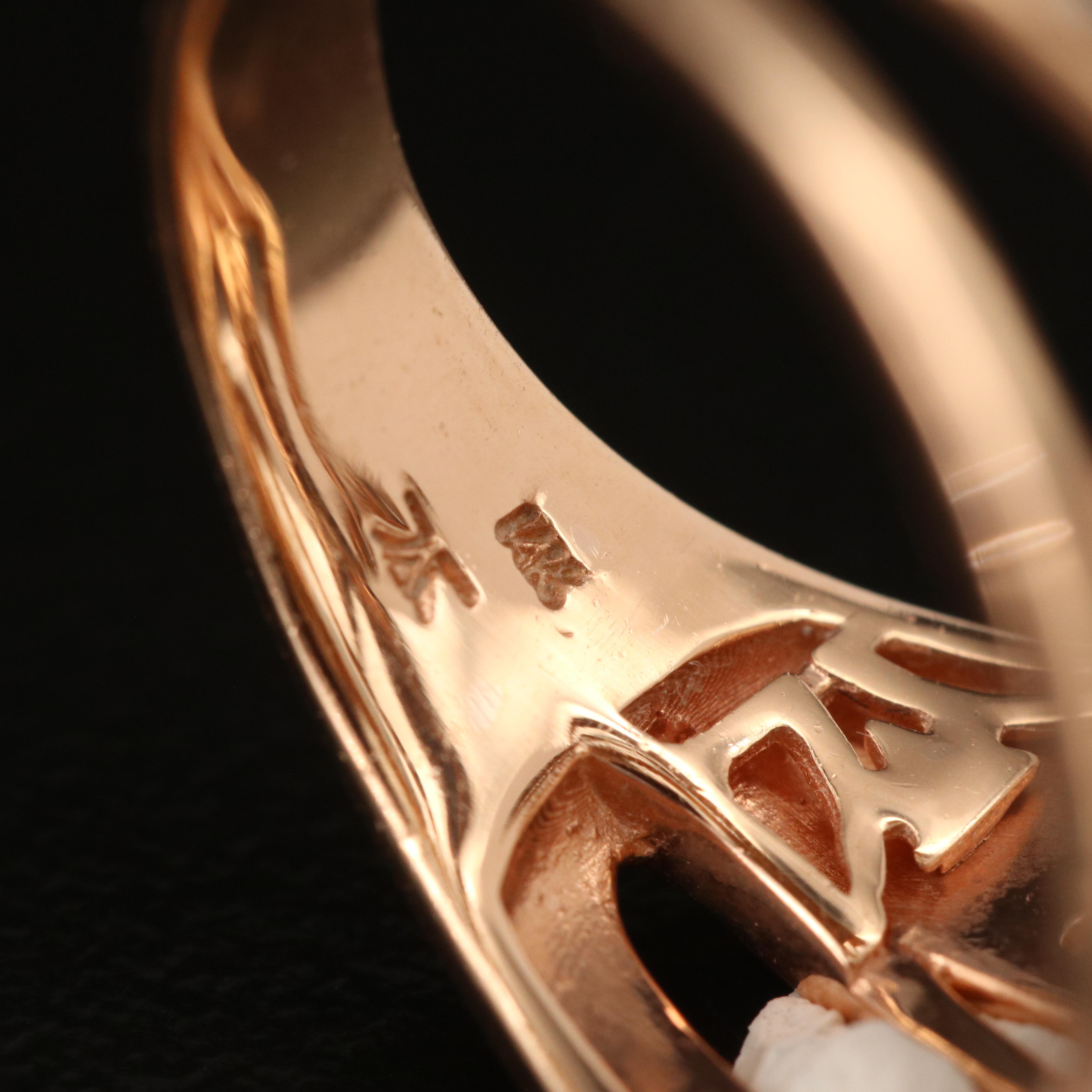 Le Vian 14K Rose Gold 0.75 CTW Diamond Multi-Row Ring