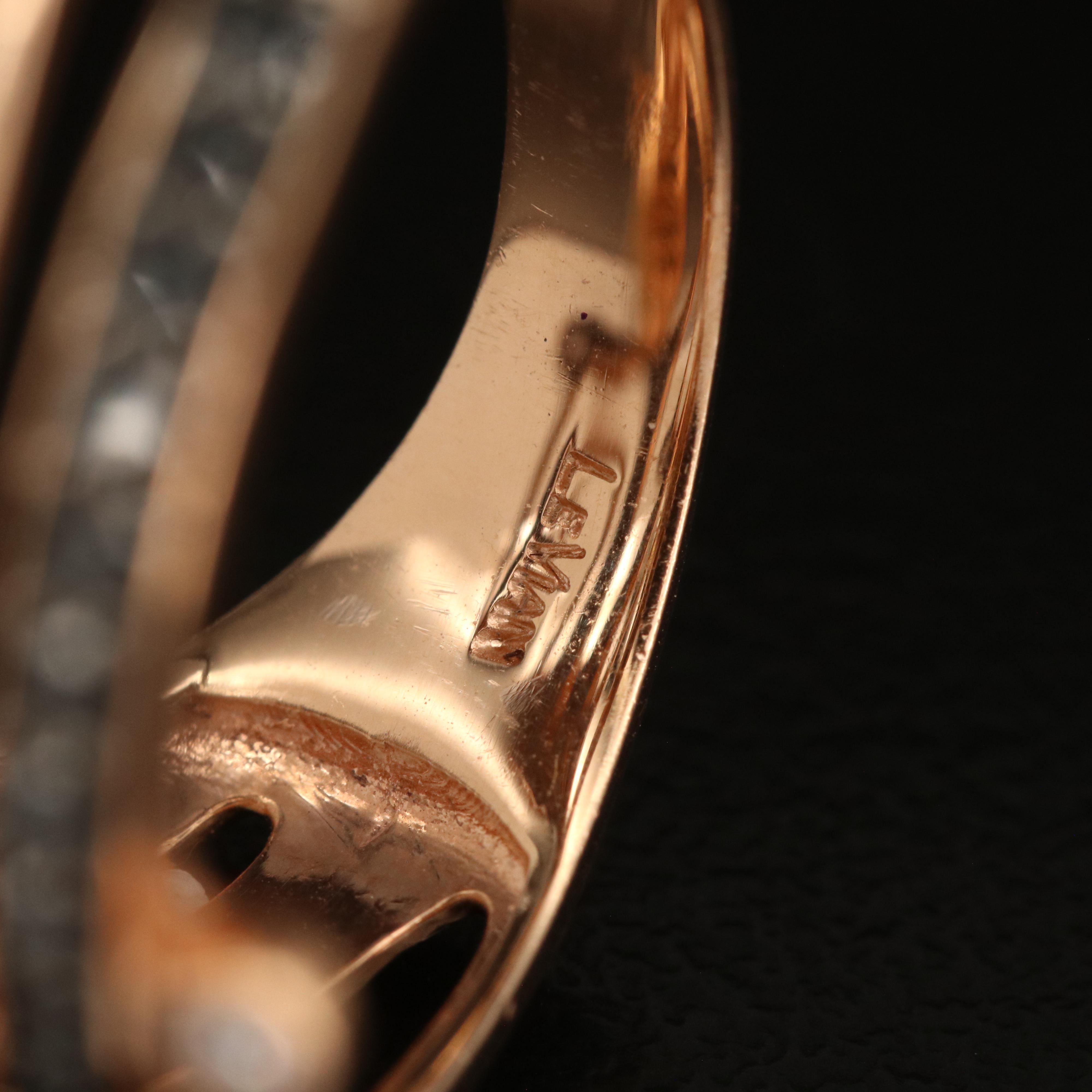 Le Vian 14K Rose Gold 0.75 CTW Diamond Multi-Row Ring